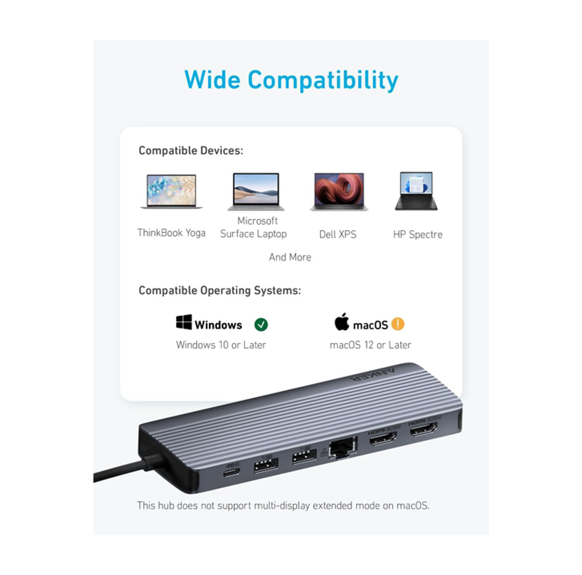 Anker Hub Multiport 14 in 1 Docking Station - Best Prices
