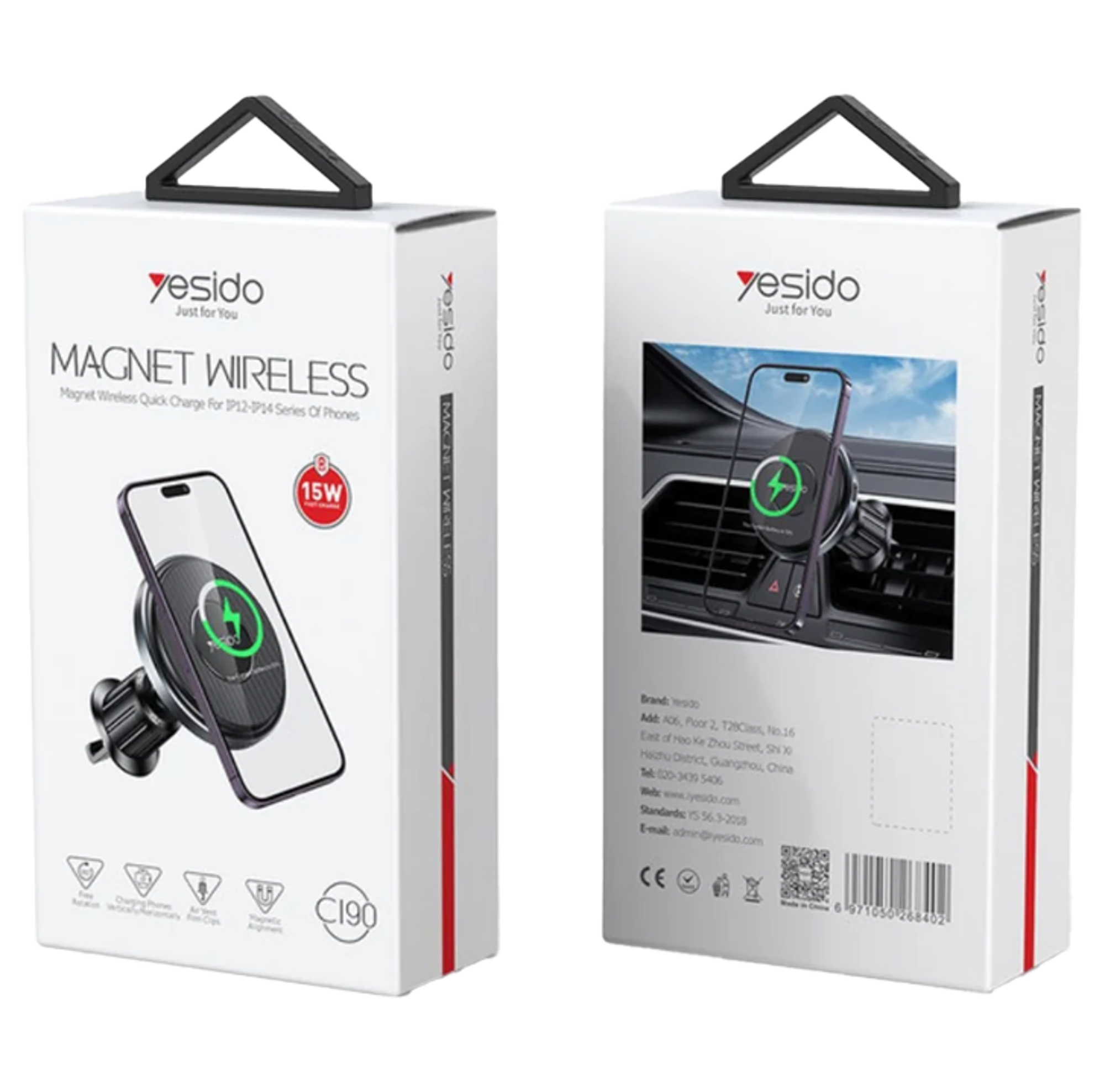 Yesido C190 Magnet Wireless 15W - Best Prices