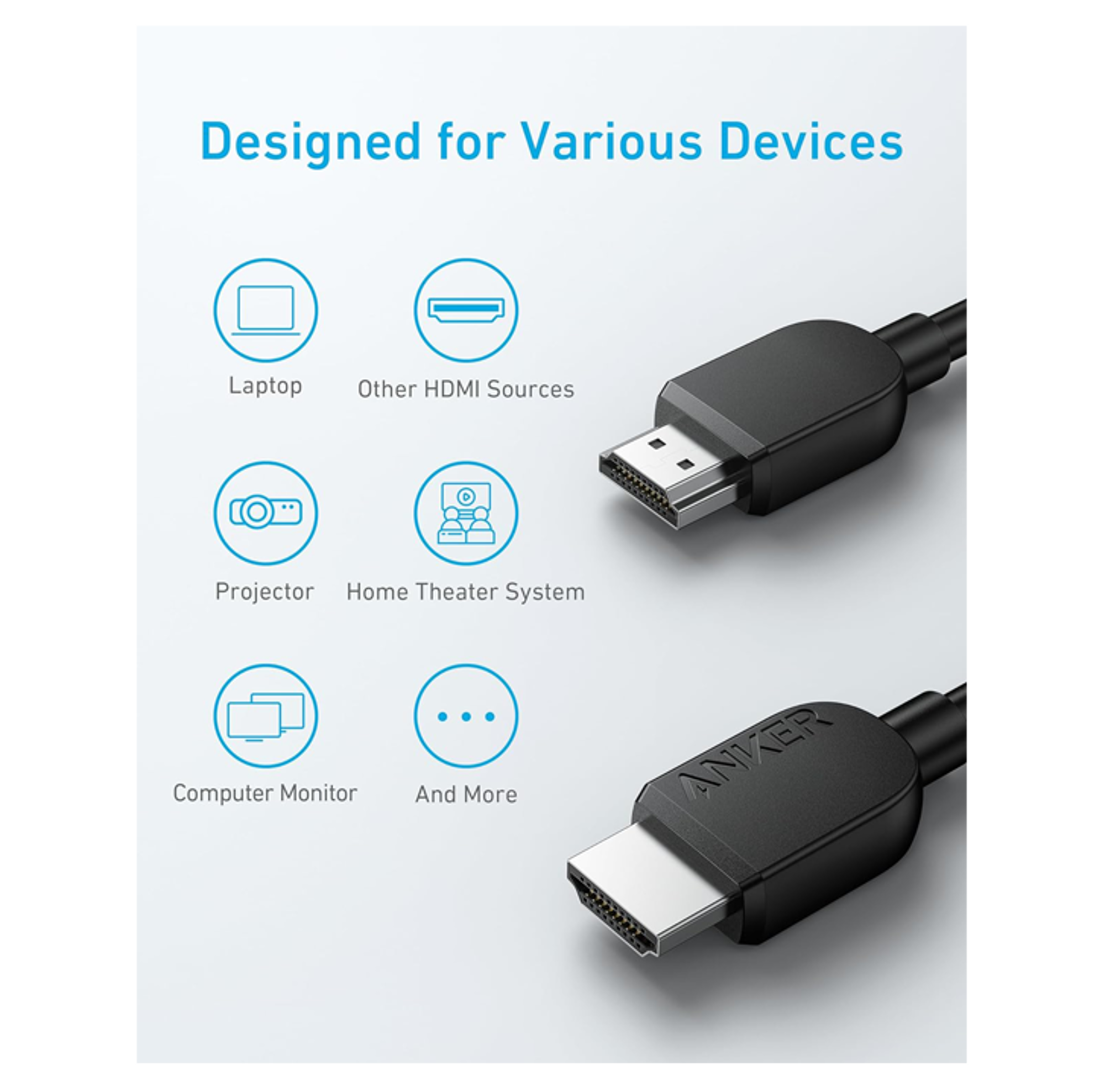 Anker HDMI Cable 8K@60Hz 1.8m - Best Prices