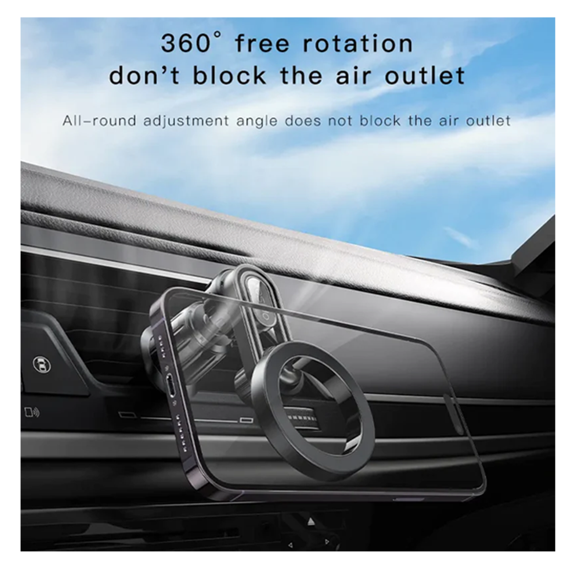 Yesido C157 MagSafe Metal Magnetic Car Phone Stand - Best Prices