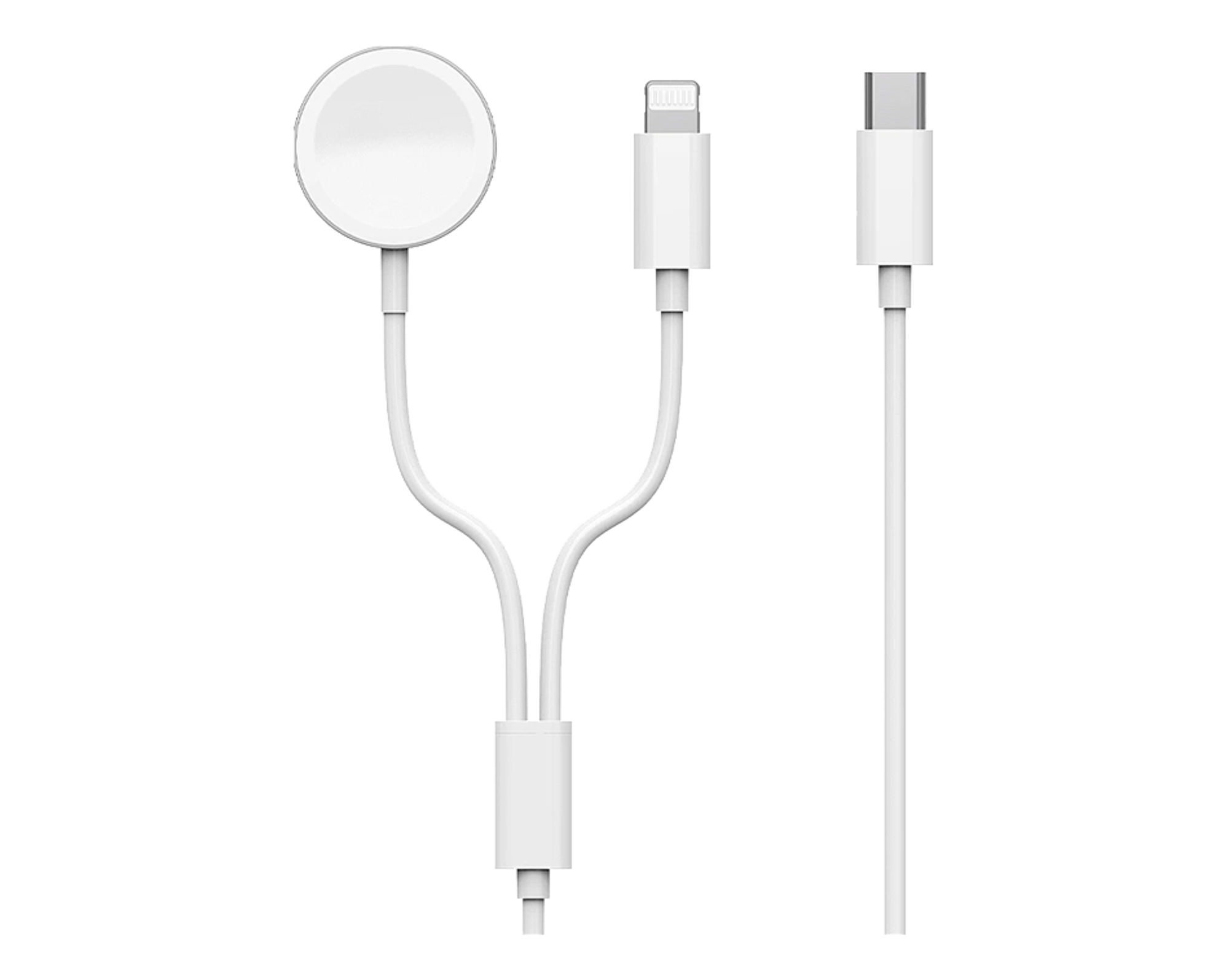 WiWU M10 2 in 1 Wireless Charger and Lightning Cable 1.5m - Best Prices