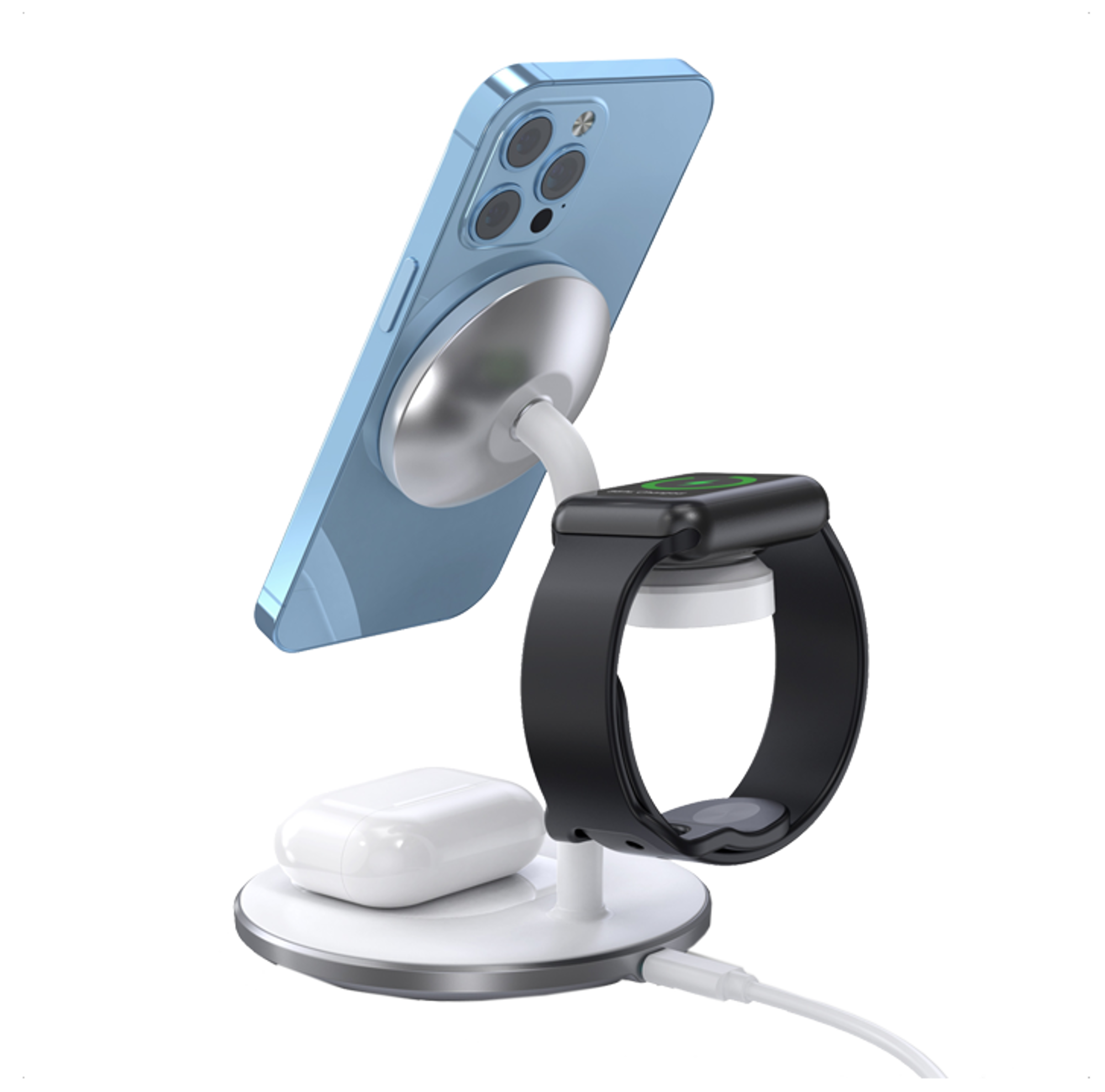 Choetech T585-F Wireless 3 In 1 Magnet Fast Charging Stand MFi - Best Prices