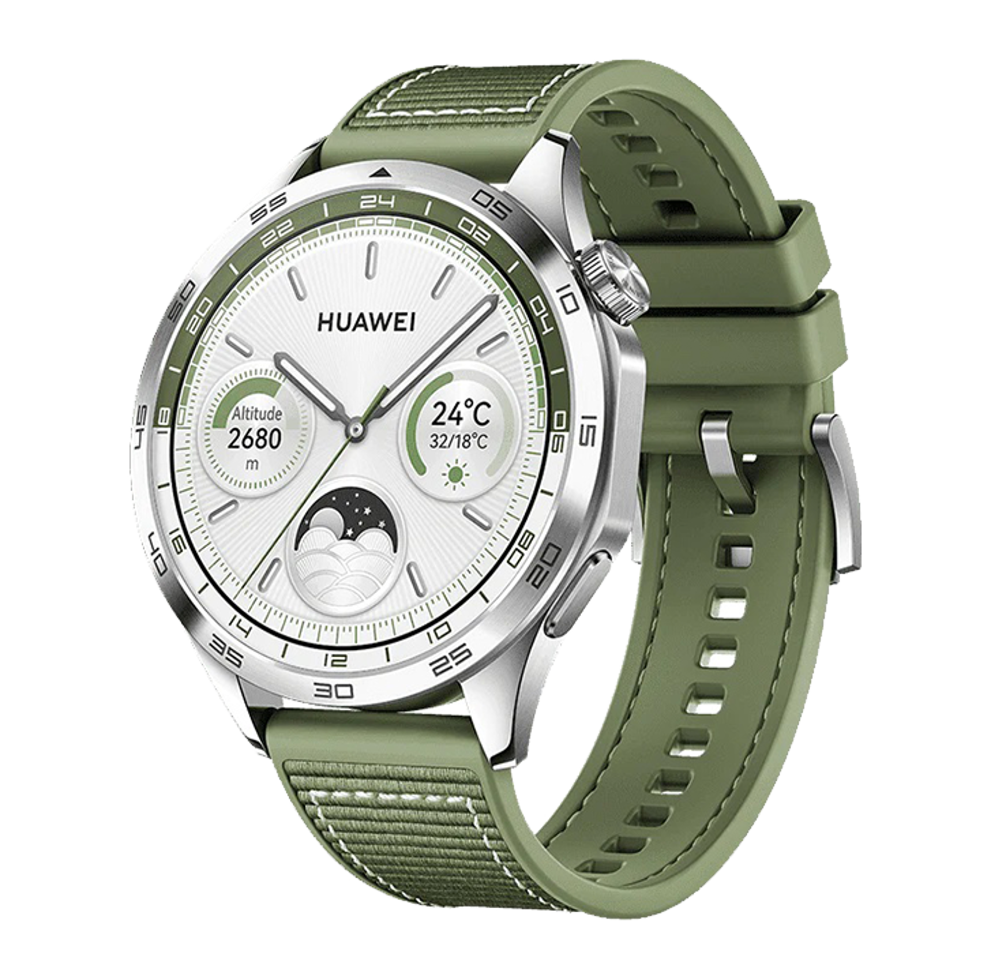 Huawei Watch GT4 46mm Green Woven Strap - Best Prices