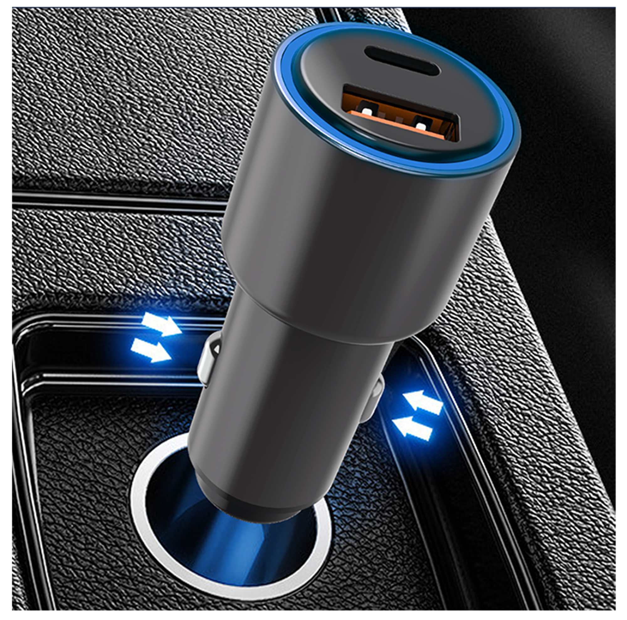 WiWU PC100 PDA Fast Charging Supported In-Car Charger - Best Prices