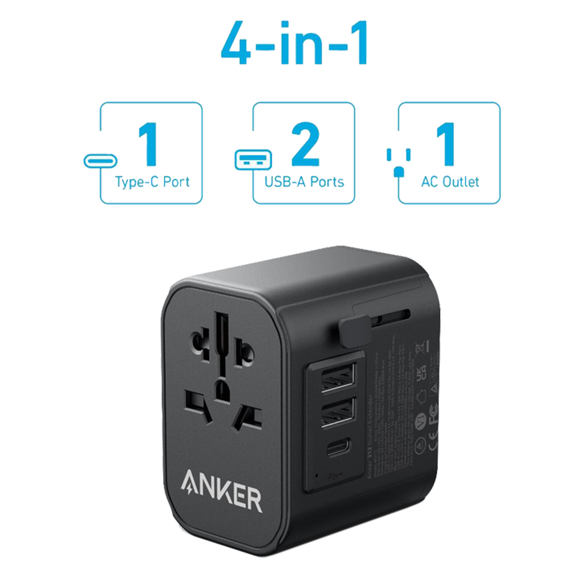 Anker PowerExtend Travel Adapter 30W with Type-C Charger - Best Prices