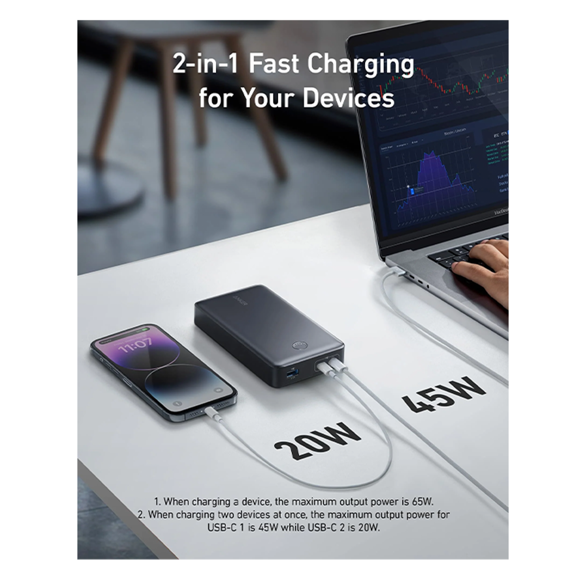 Anker 537 Power Bank (PowerCore 24K for Laptop) - Best Prices