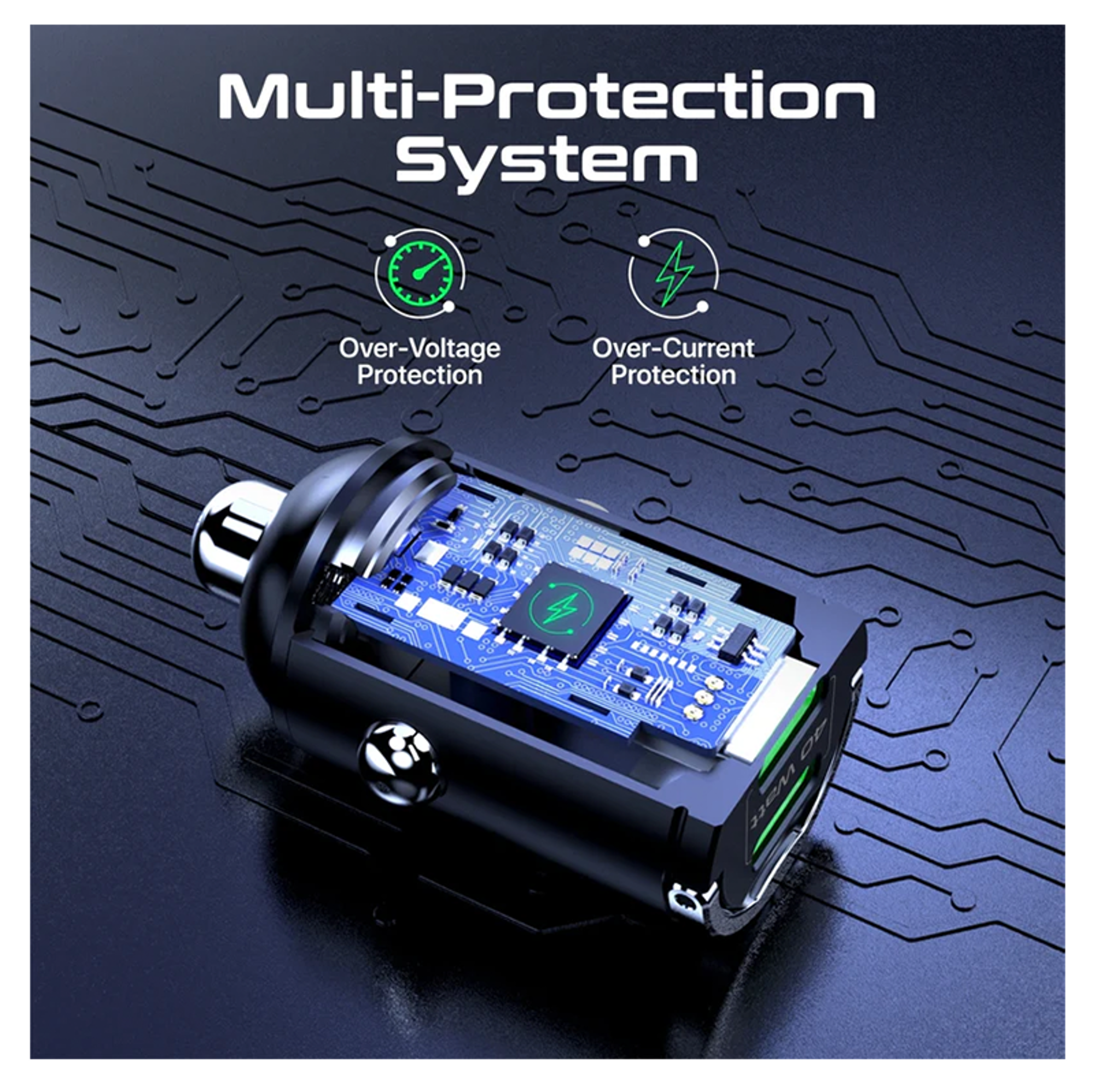 PROMATE RapidCharge™ 40W Car Charger with Dual USB-C Power Delivery Ports - Best Prices
