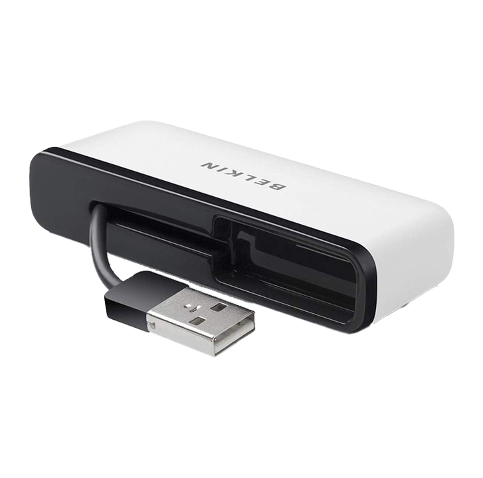 بيلكن موزع بـ4 منافذ USB 2.0 مع نظام إدارة كابلات مدمج - أفضل سعر