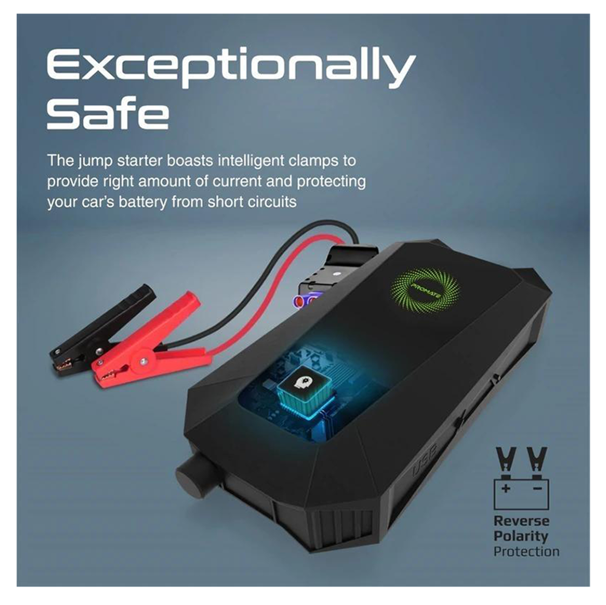 PROMATE HexaBolt 20 Jump Starter Power Bank 19200mAh - Best Prices