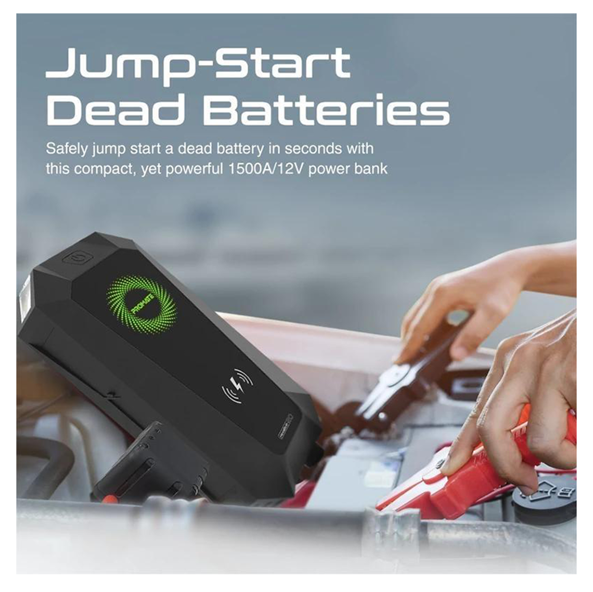 PROMATE HexaBolt 20 Jump Starter Power Bank 19200mAh - Best Prices