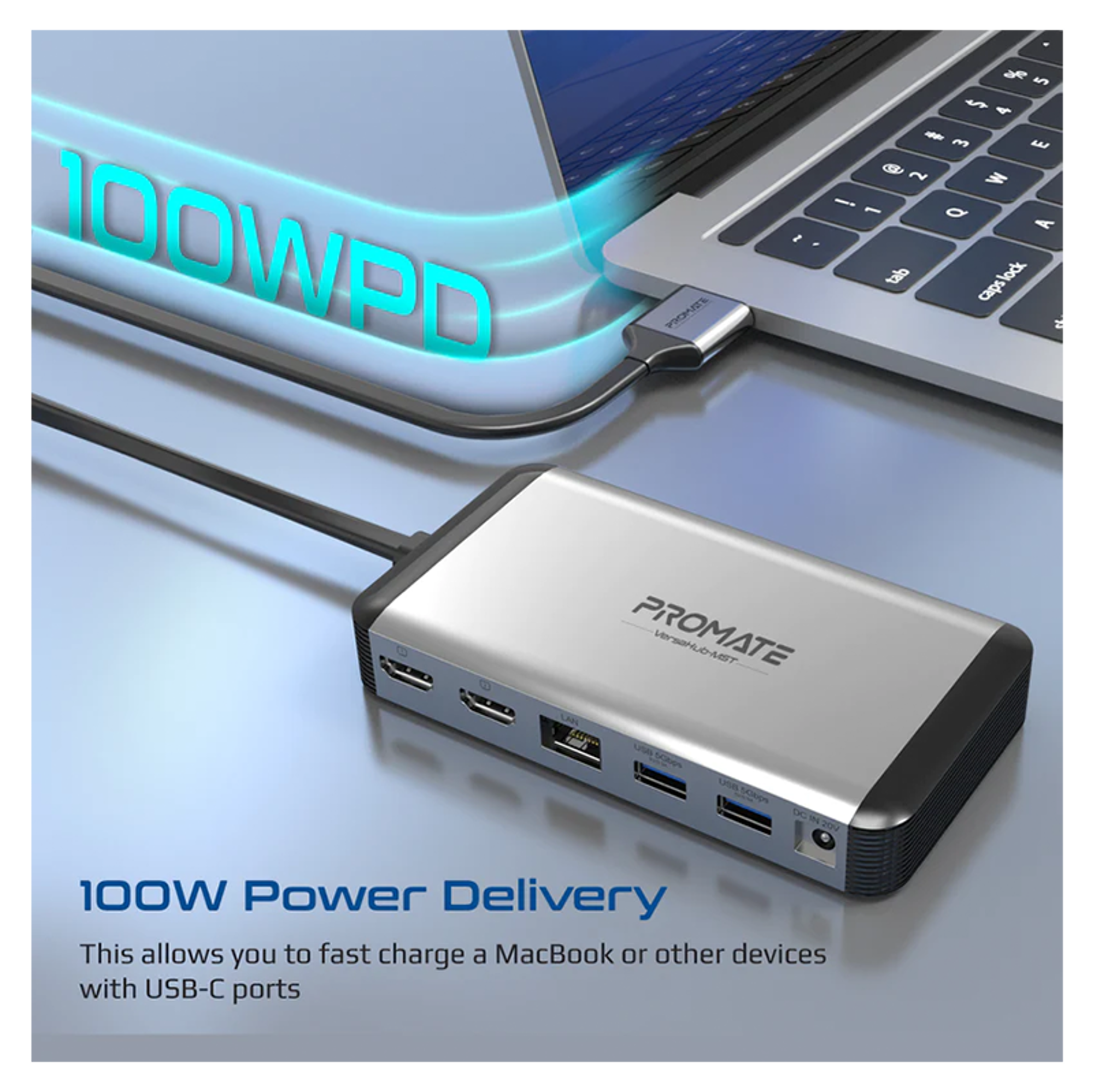 PROMATE 13 in 1 MacBook Docking Station 150W Power Adapter - Best Prices