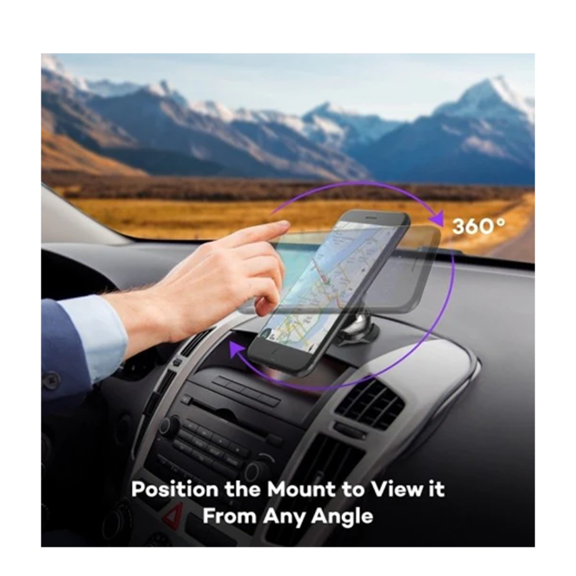 RAVPower RP-SH003 Ultra-Compact Magnetic Car Phone Holder - Best Prices
