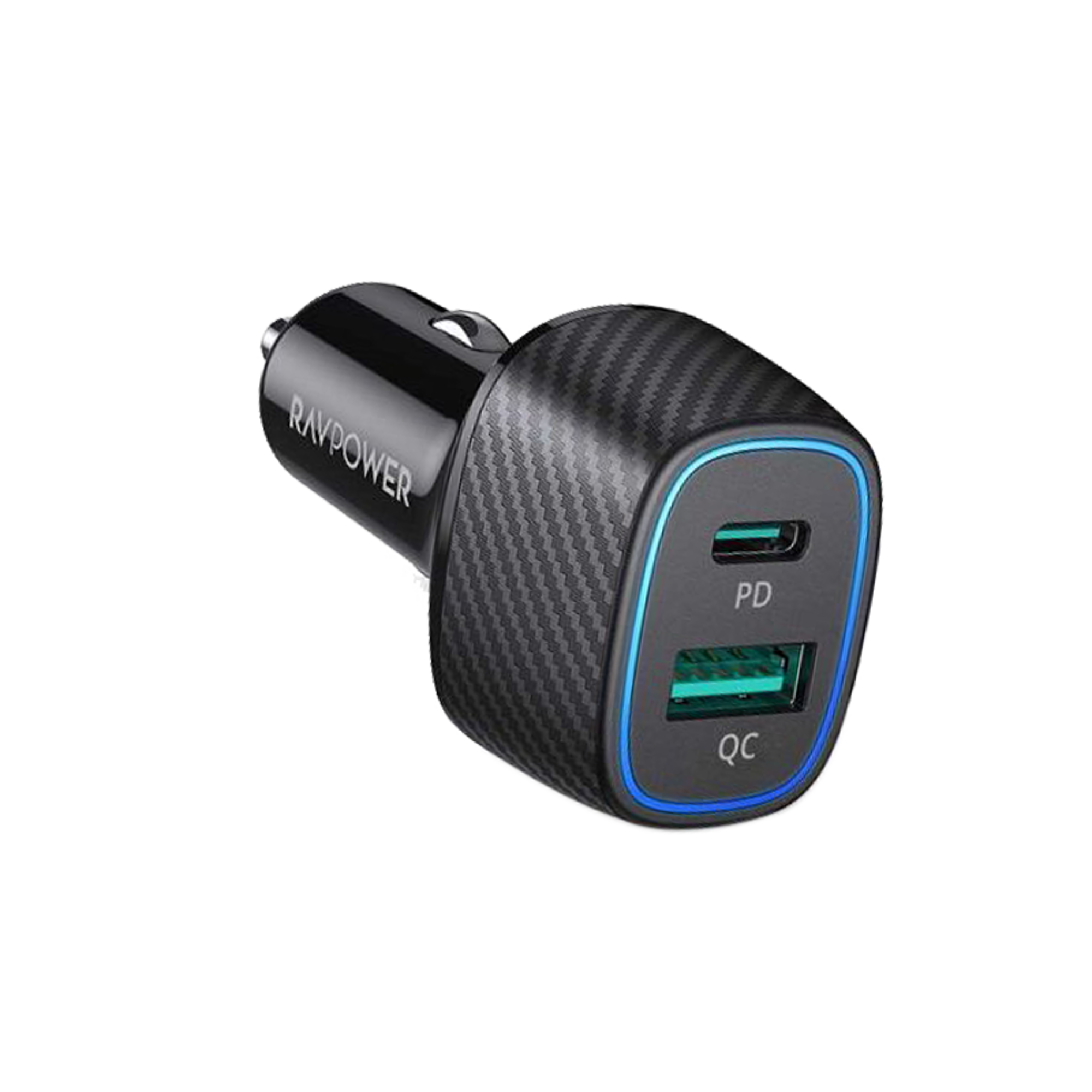 RAVPower RP-VC009 60W Dual Port QC24W+PD36W Car Charger - Best Prices