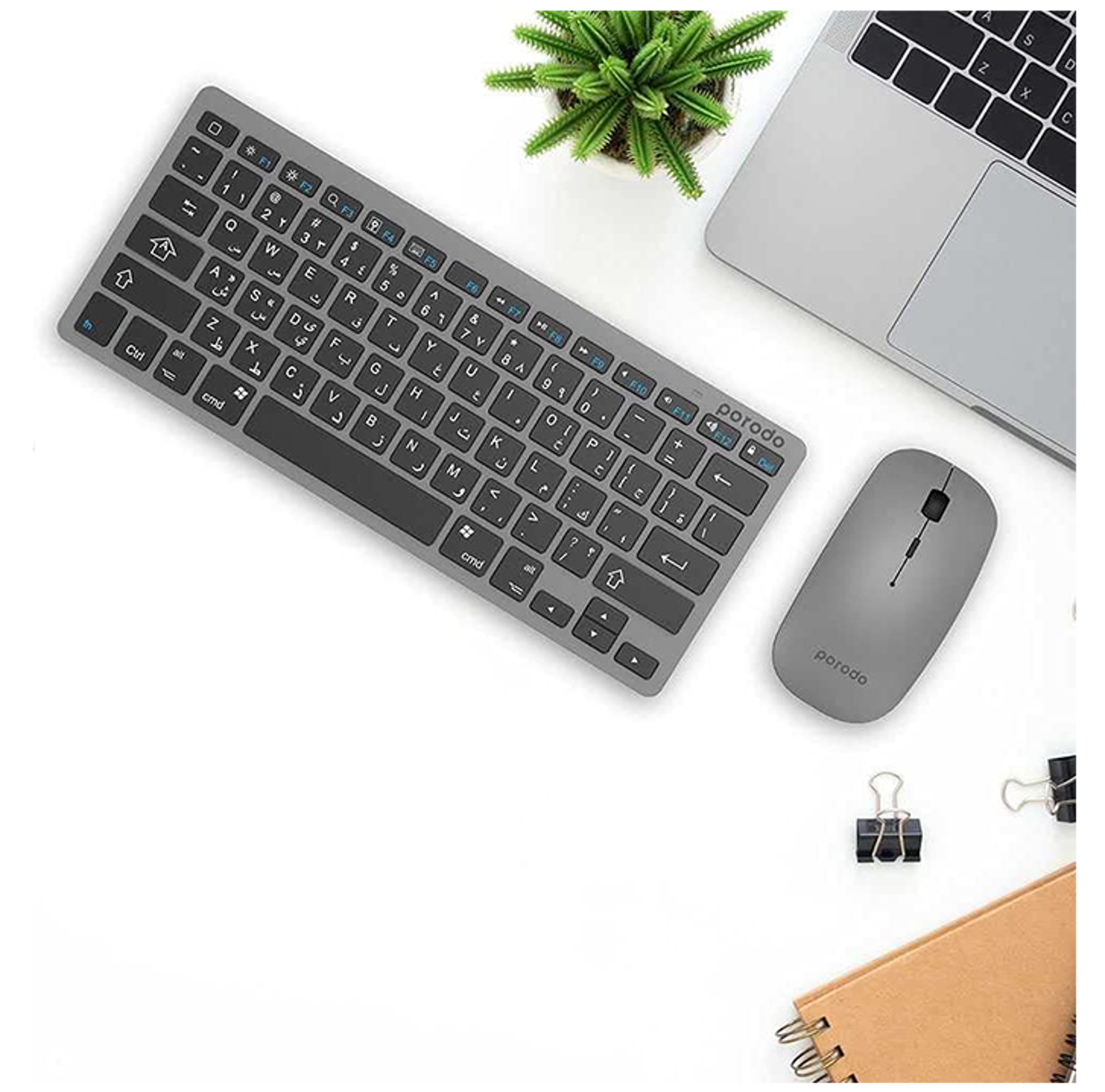 Porodo Wireless Super Slim Keyboard and Mouse - Best Prices