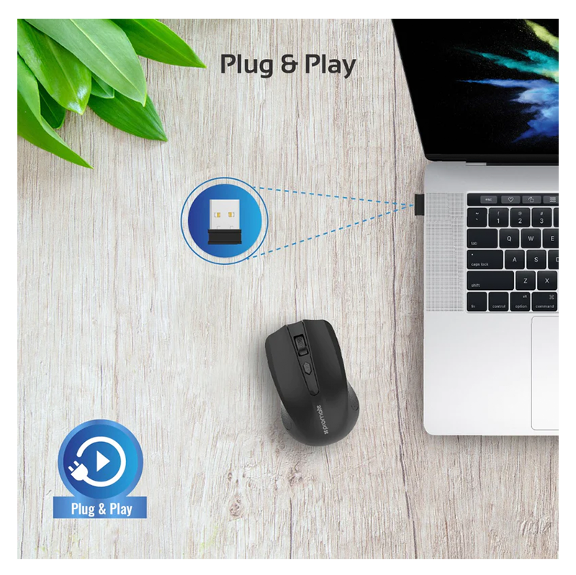 بروميت Clix-8 ماوس لاسلكي 2.4 جيجاهرتز - أفضل سعر