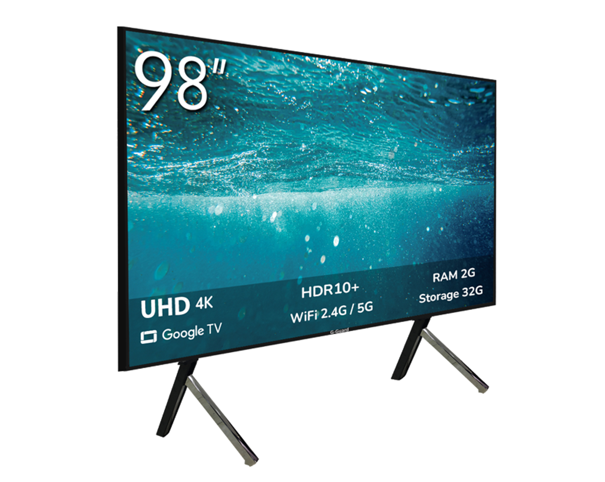G-Guard GG-98" SUAV COMMANDER+ Smart 4K TV - Best Prices