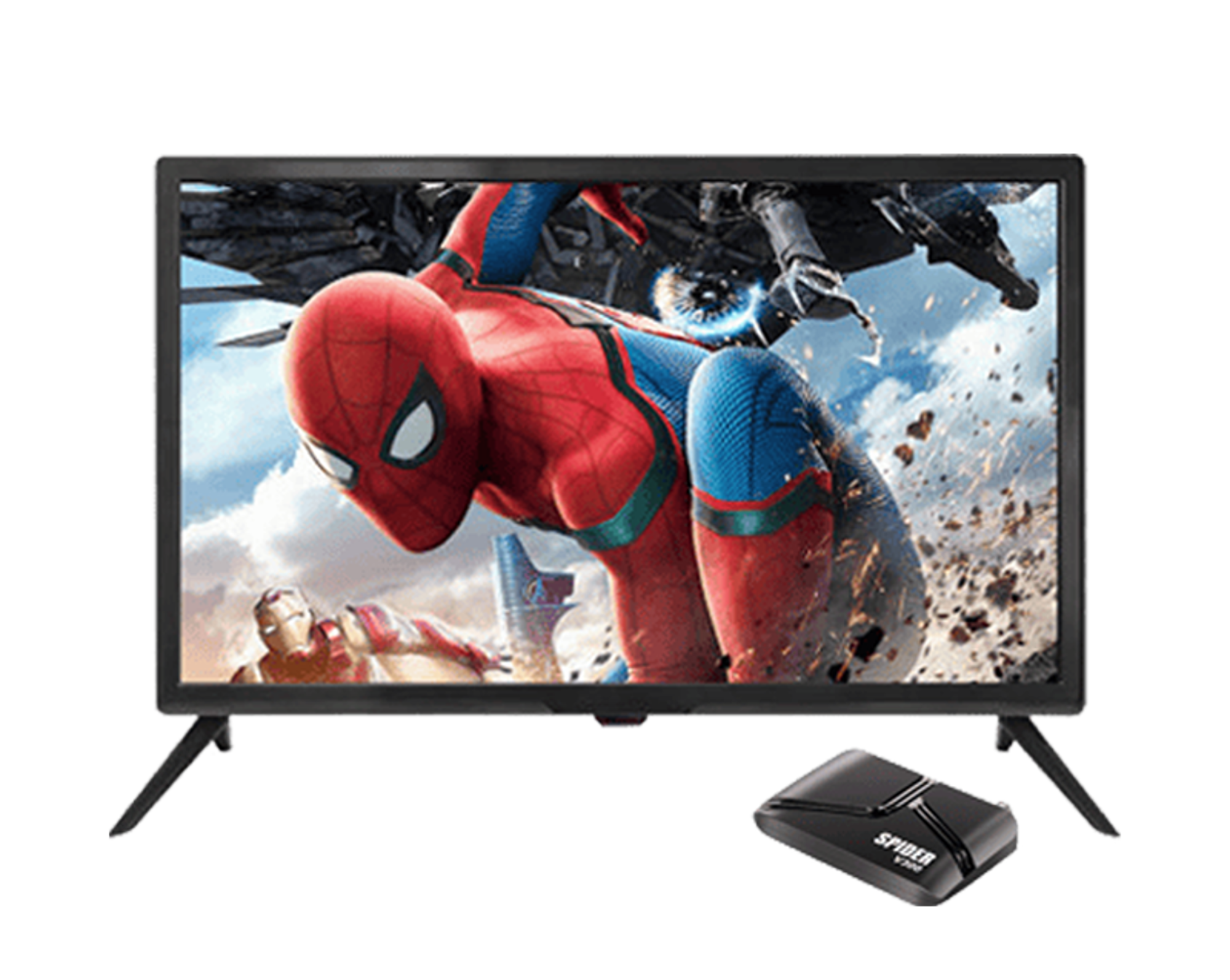 Spider V300 HQ Digital Satellite LED TV with Receiver Inside - Best Prices