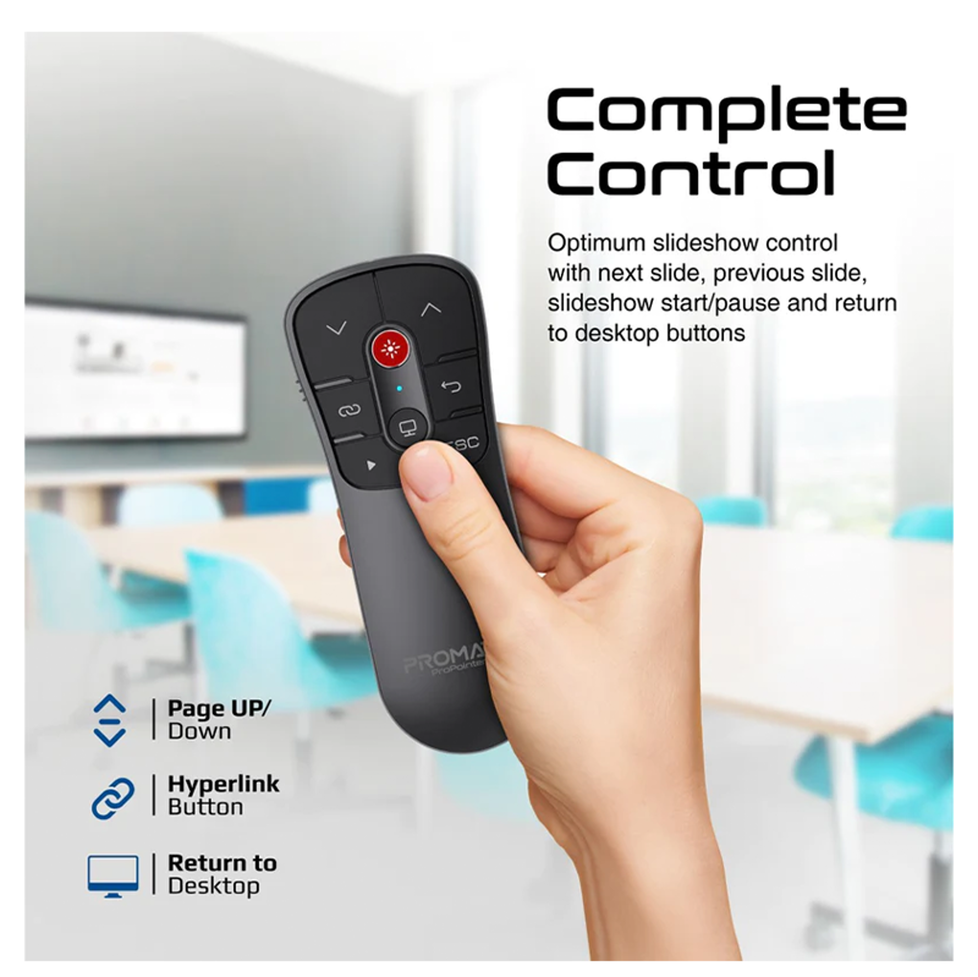 PROMATE Universal Intuitive Wireless Presenter - Best Prices