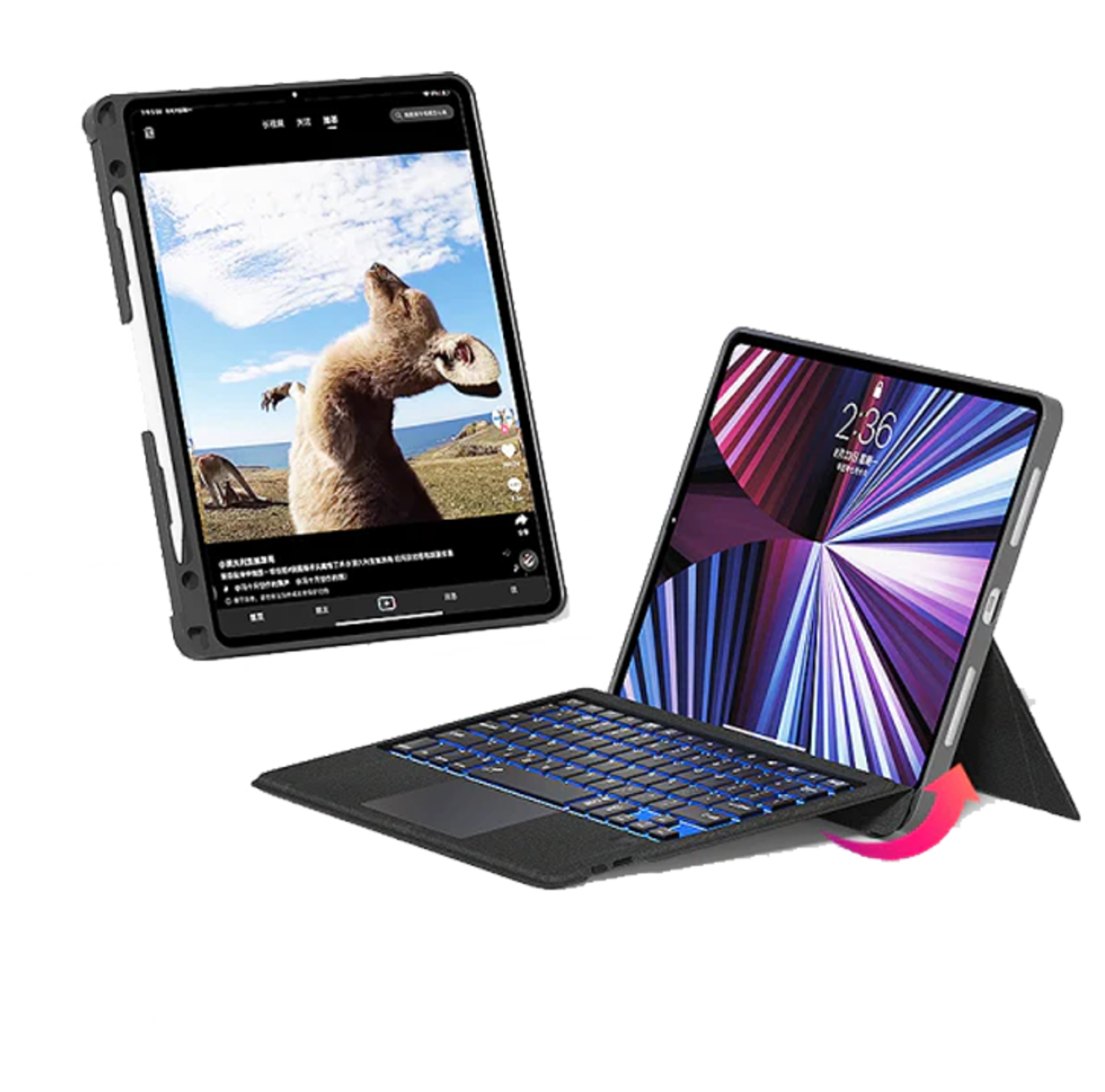 ويوو حافظة لوحة مفاتيح لجهاز iPad - أفضل سعر