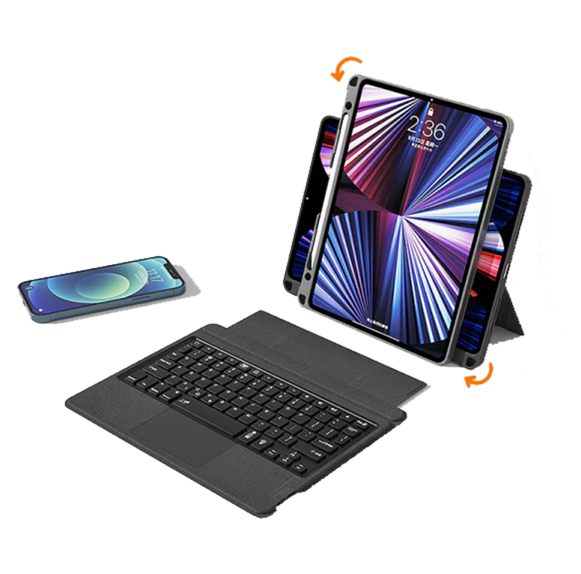 ويوو حافظة لوحة مفاتيح لجهاز iPad - أفضل سعر