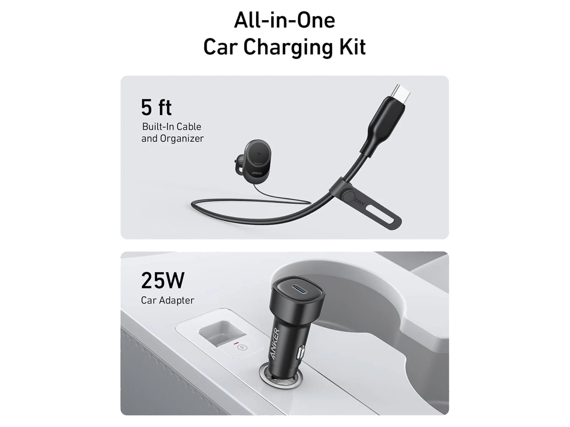 Anker MagGo Wireless Car Charger 15W - Best Prices
