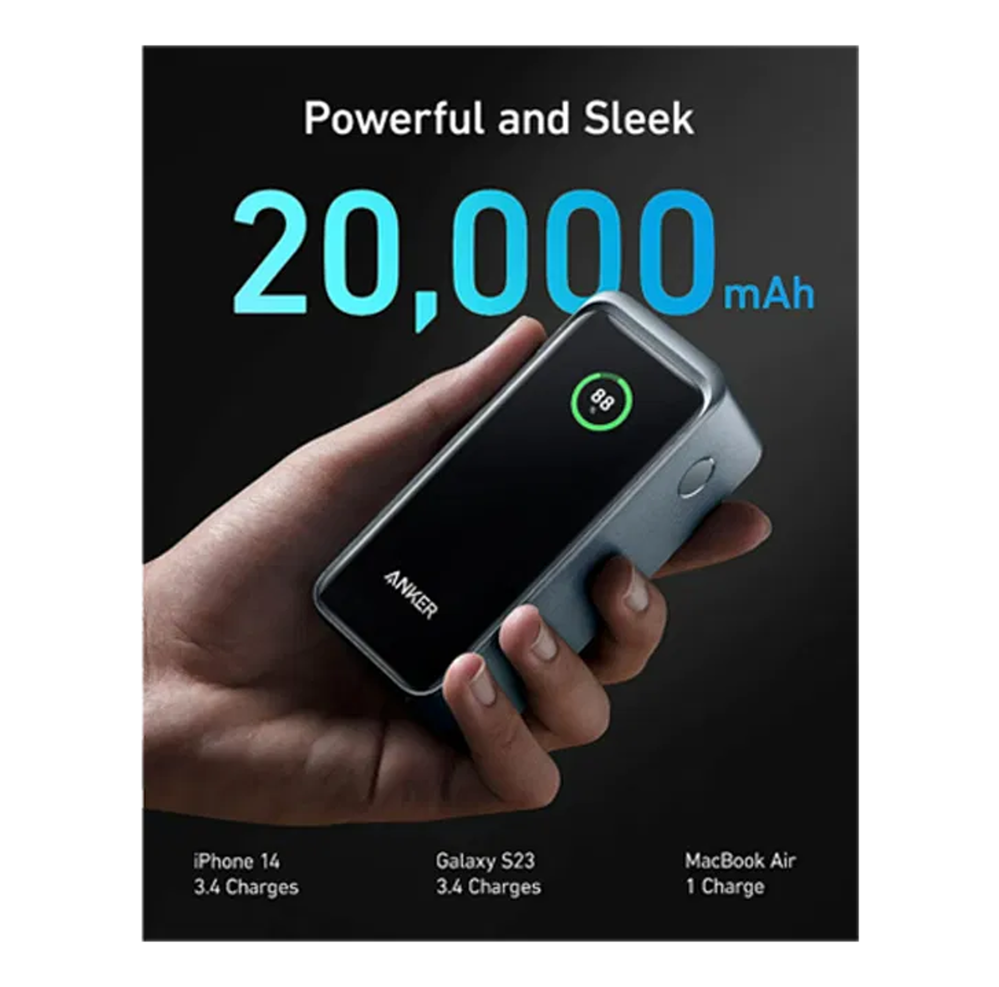آنكر 735 بور بانك 200 واط وسعة 20,000 مللي أمبير - أفضل سعر