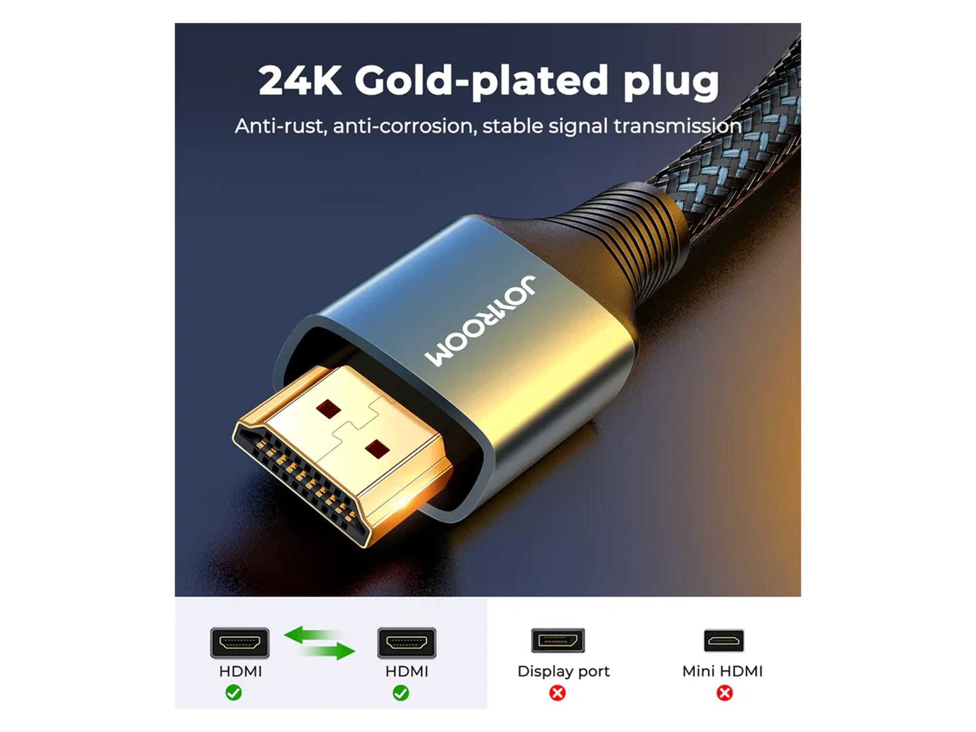 JoyRoom SY-20H1 HDMI To HDMI Cable - Best Prices