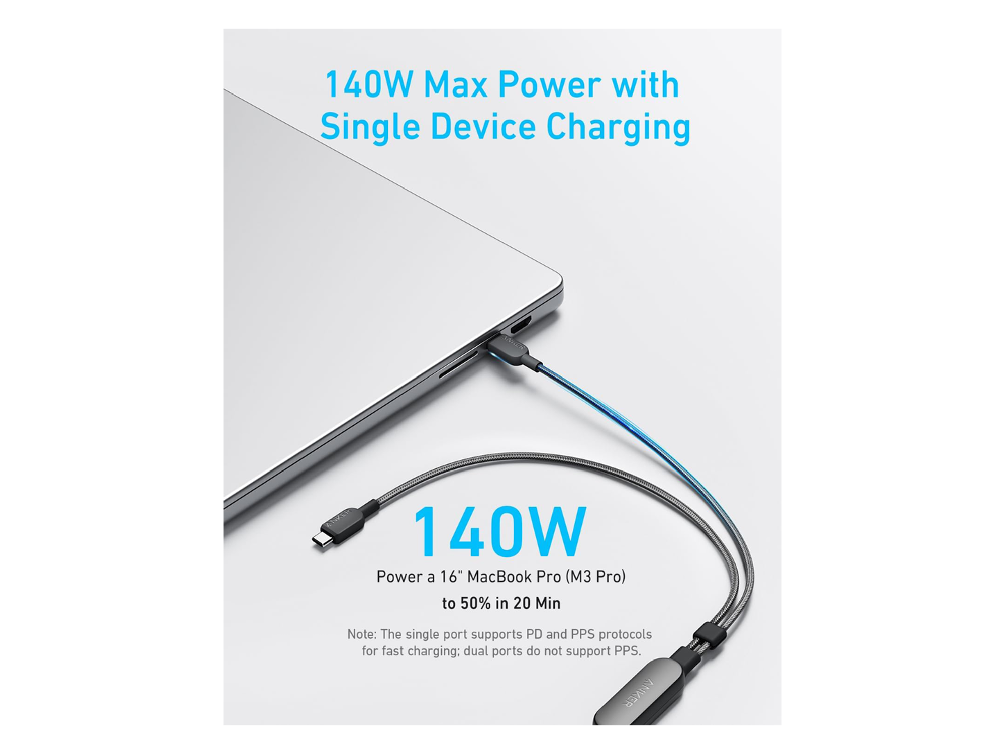 Anker 2 in 1 Type-C Cable 140W - Best Prices