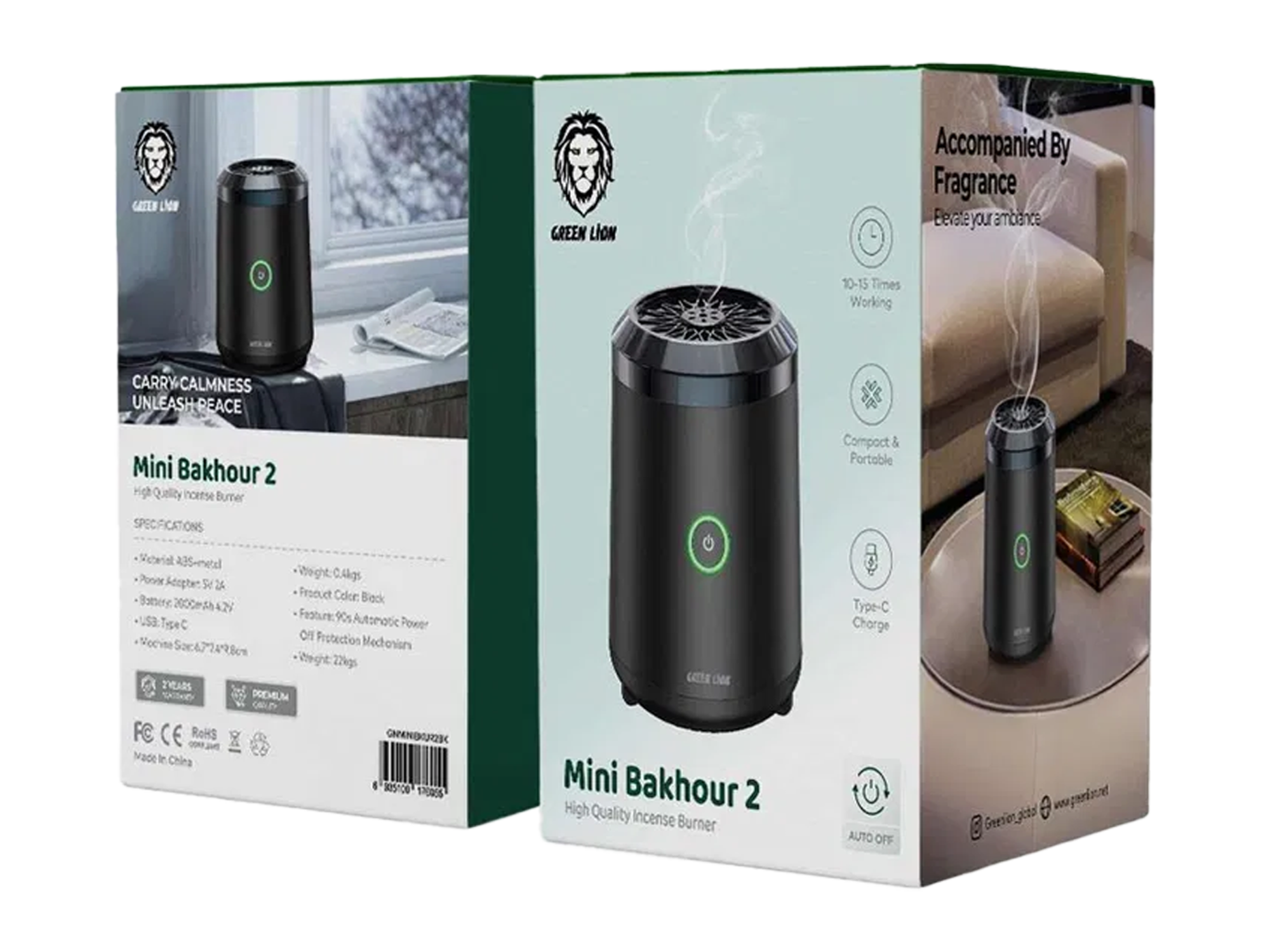 Green Lion Mini Bakhour 2 - Best Prices