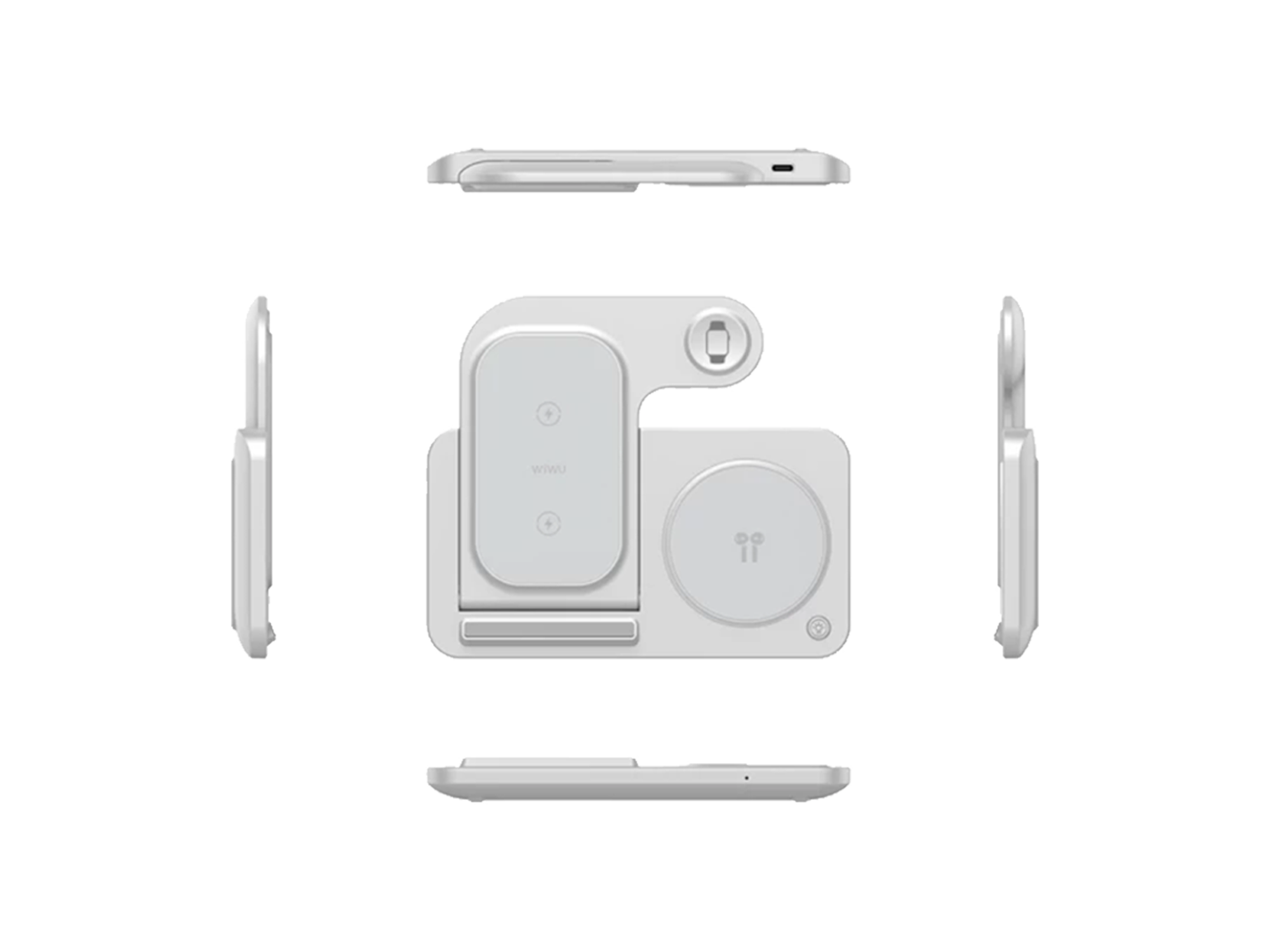 WiWU Wi-W020 Foldable 3 in 1 Wireless Charger 15W - Best Prices