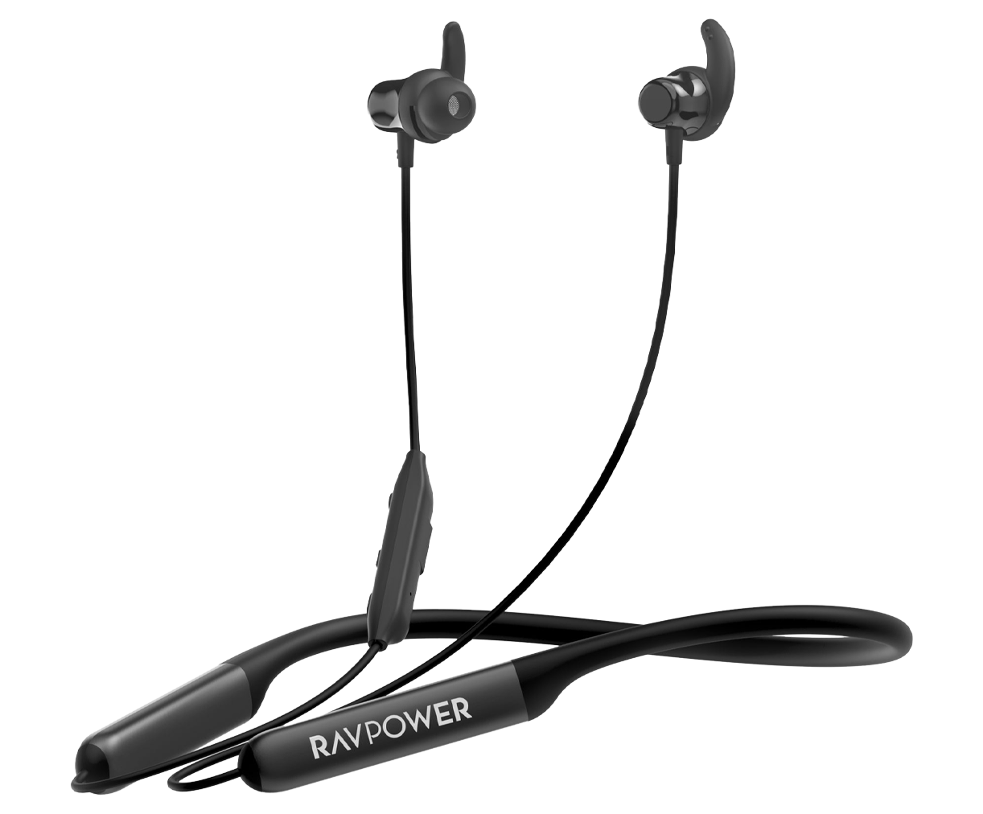 RAVPower RP-BH1003 Wireless In-Ear Neckband Sports Earphones with Hook - Best Prices