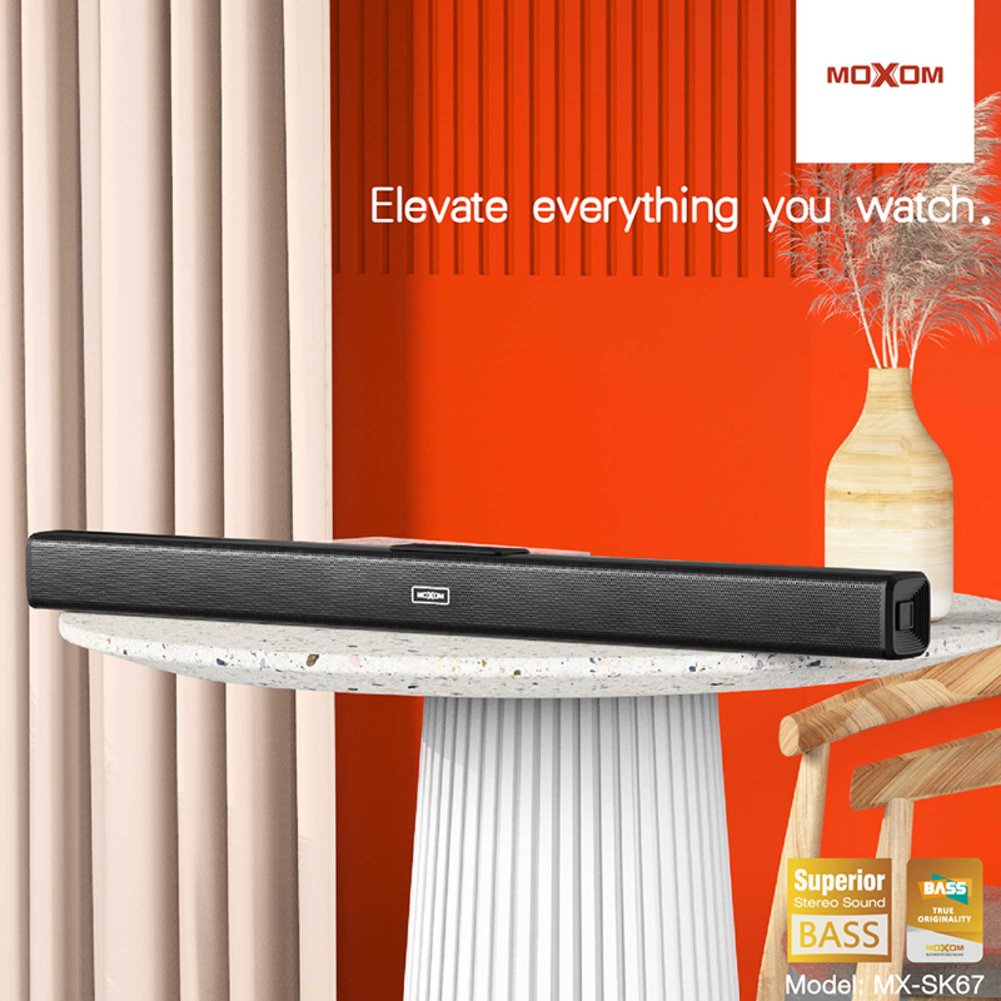 Moxom MX-SK67 Frigate Wireless Home Soundbar - Best Prices