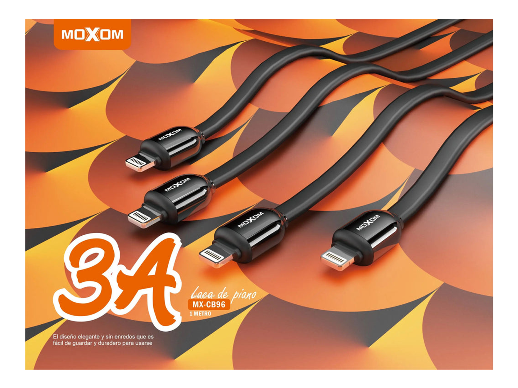 موكسوم MX-CB96 كيبل بيانات للشحن السريع بقوة 3 أمبير - أفضل سعر