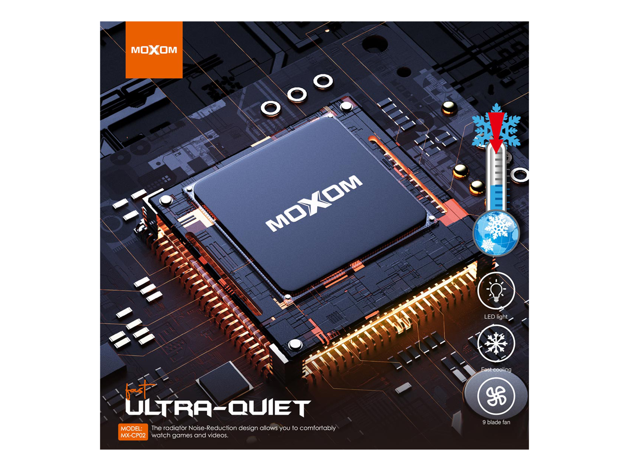 Moxom MX-CP02  Magnetic Phone Cooler - Best Prices