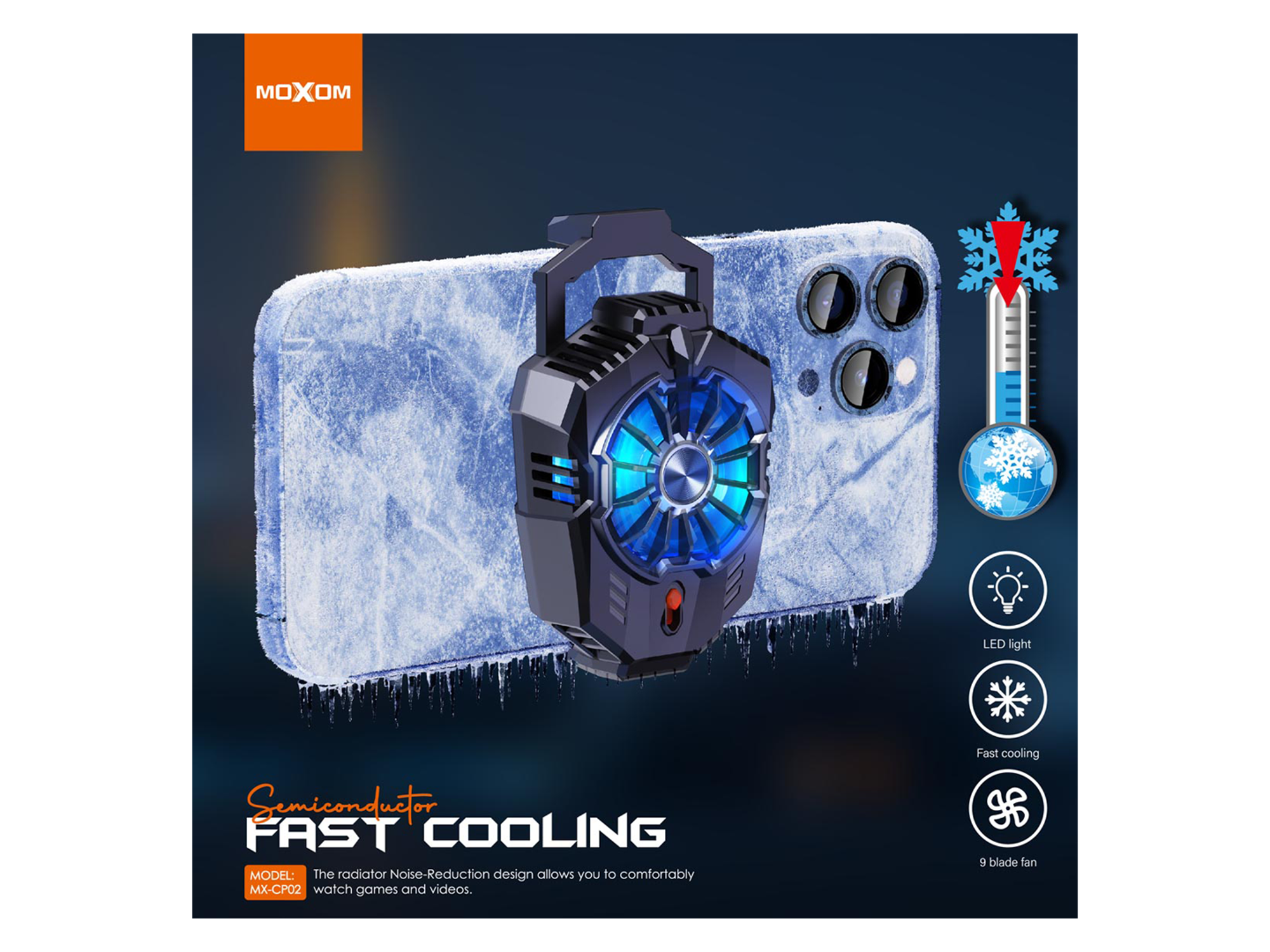 Moxom MX-CP02  Magnetic Phone Cooler - Best Prices