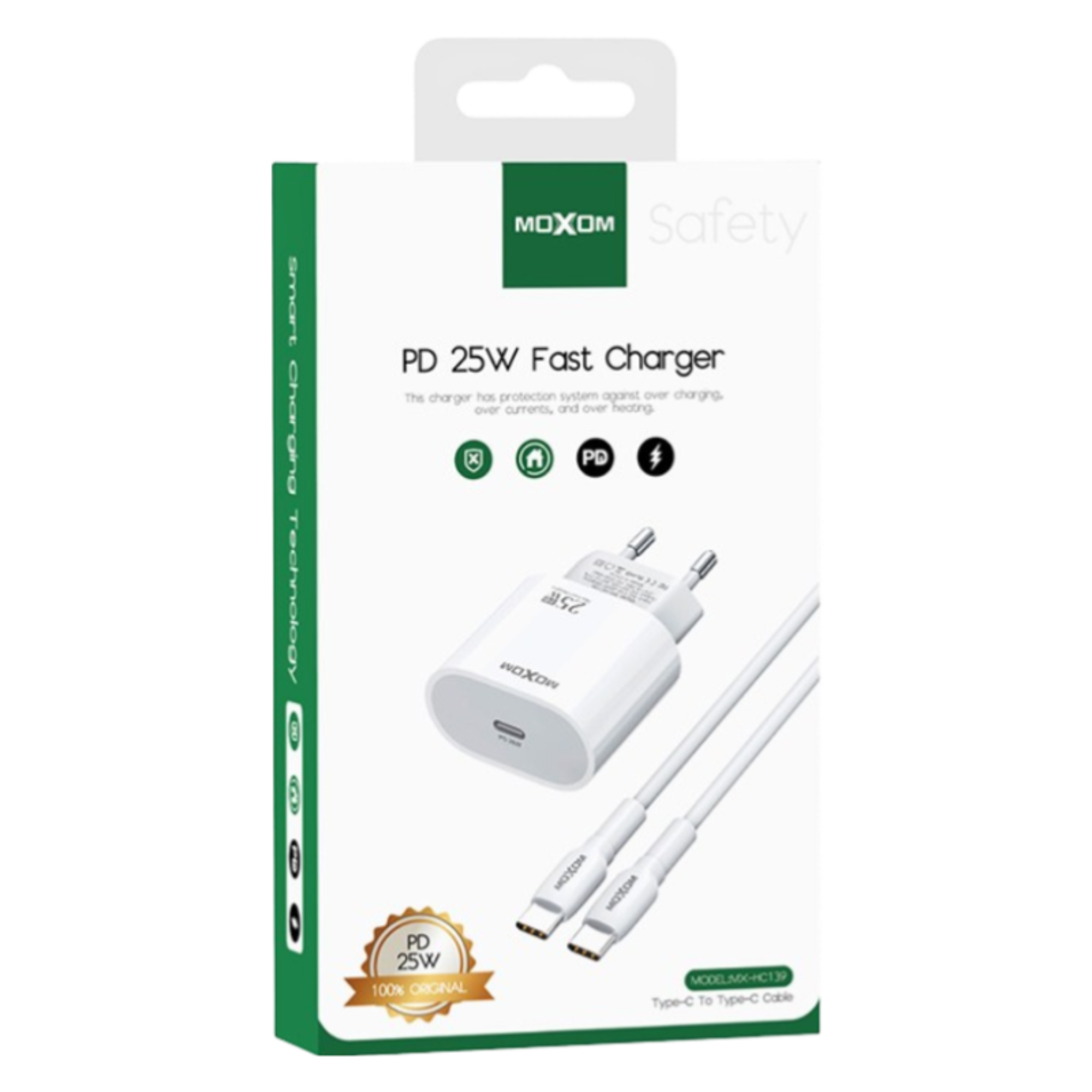 Moxom MX-HC139 Type-C Fast Charger 25W - Best Prices