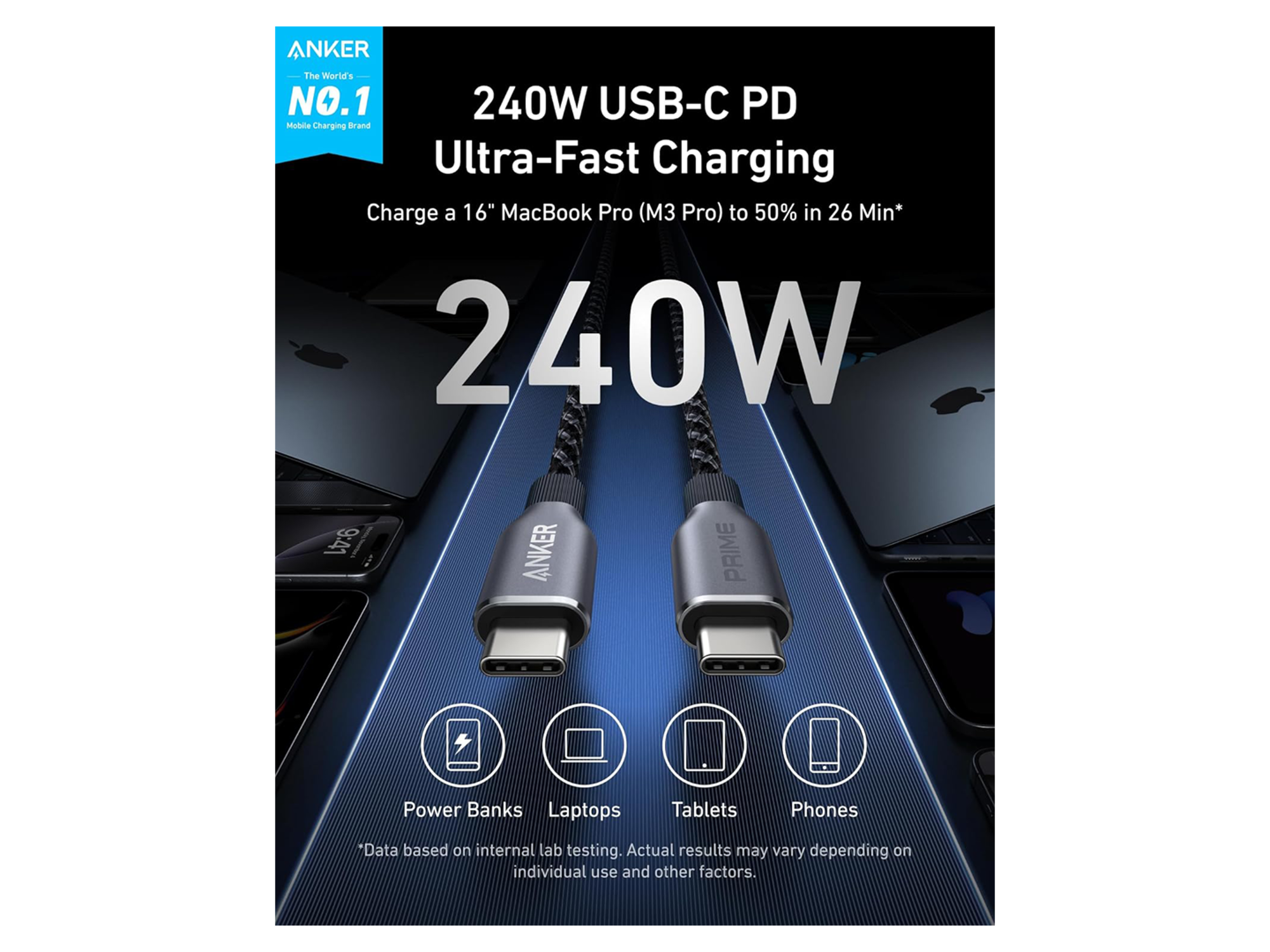 Anker Prime Type-C Cable 240W - Best Prices