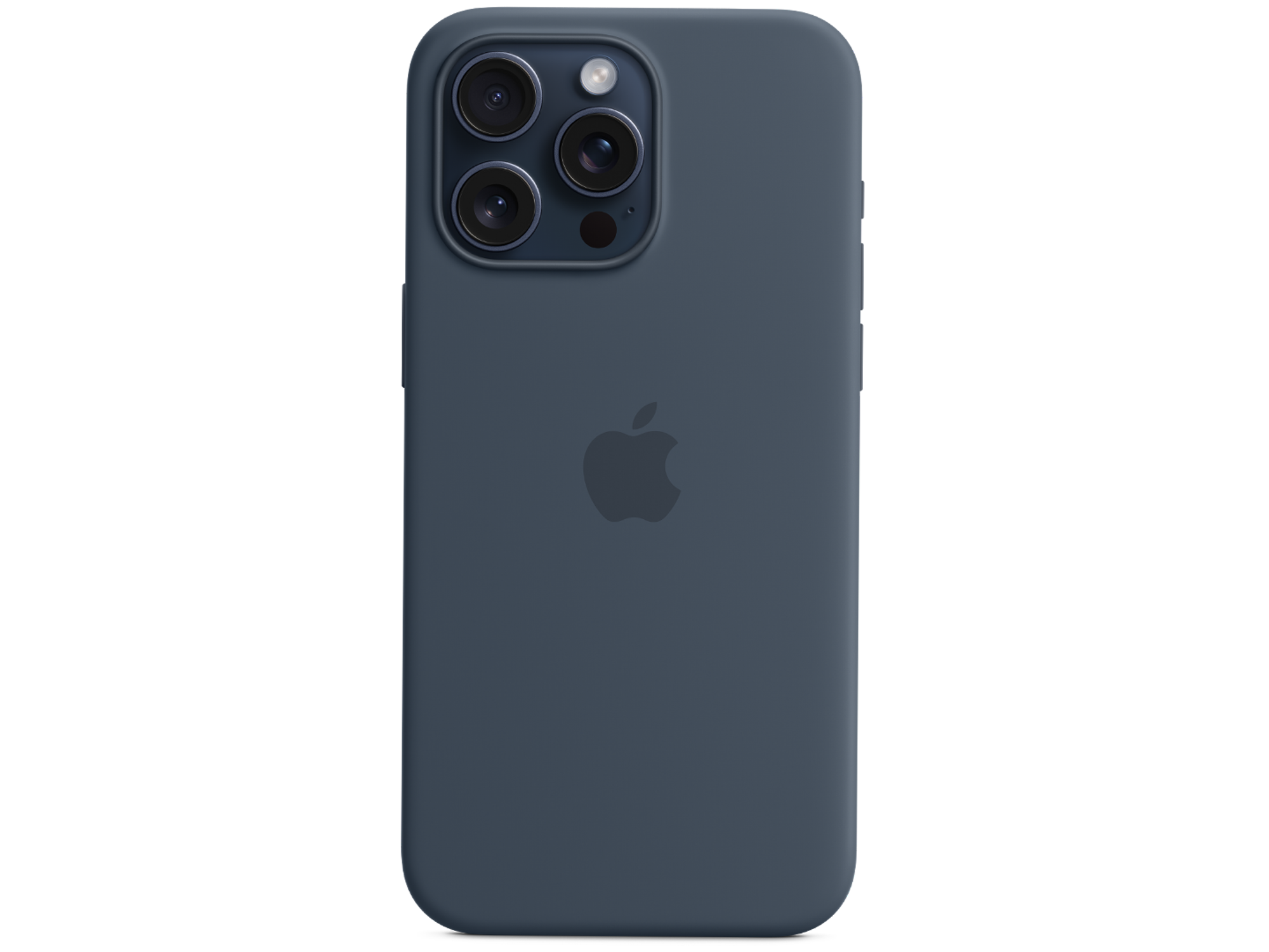 iPhone 15 Pro Silicone Case with MagSafe Storm Blue - Best Prices