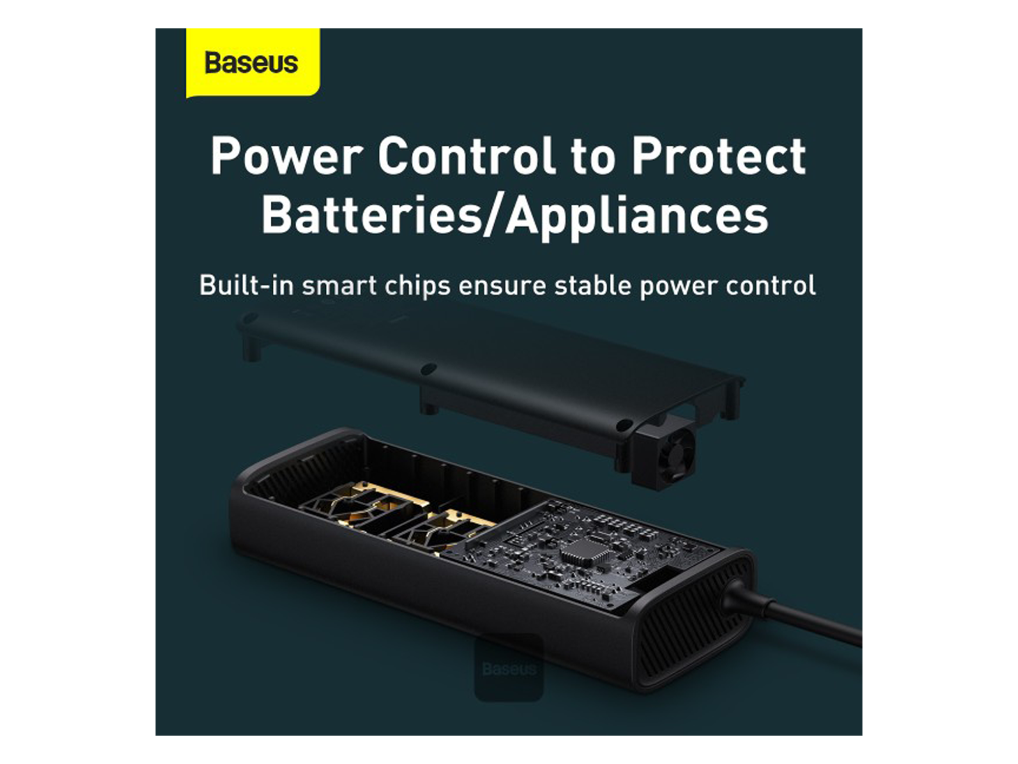 Baseus In-car Inverter 150W (220V CN/EU)-Baseus In-car Inverter 150W (220V CN/EU)-null