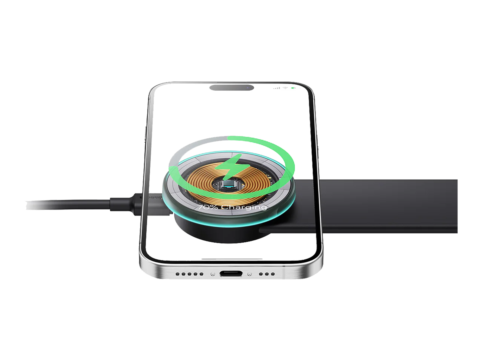 Baseus C02 Pro Magnetic Wireless Charging Car Mount-Baseus C02 Pro Magnetic Wireless Charging Car Mount-null