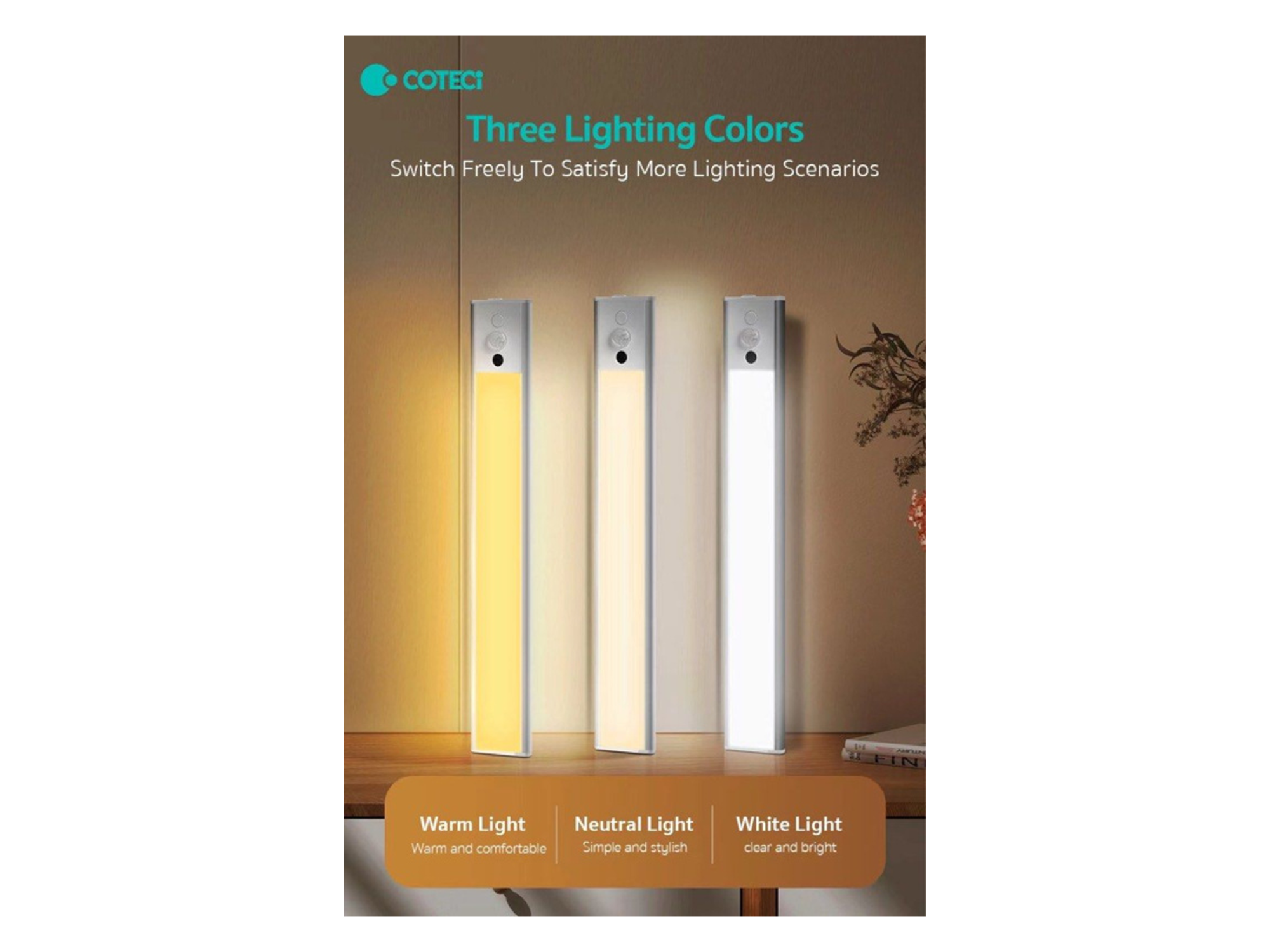 COTECi 1 Word Sensor Light Soft Tri-Color - Best Prices