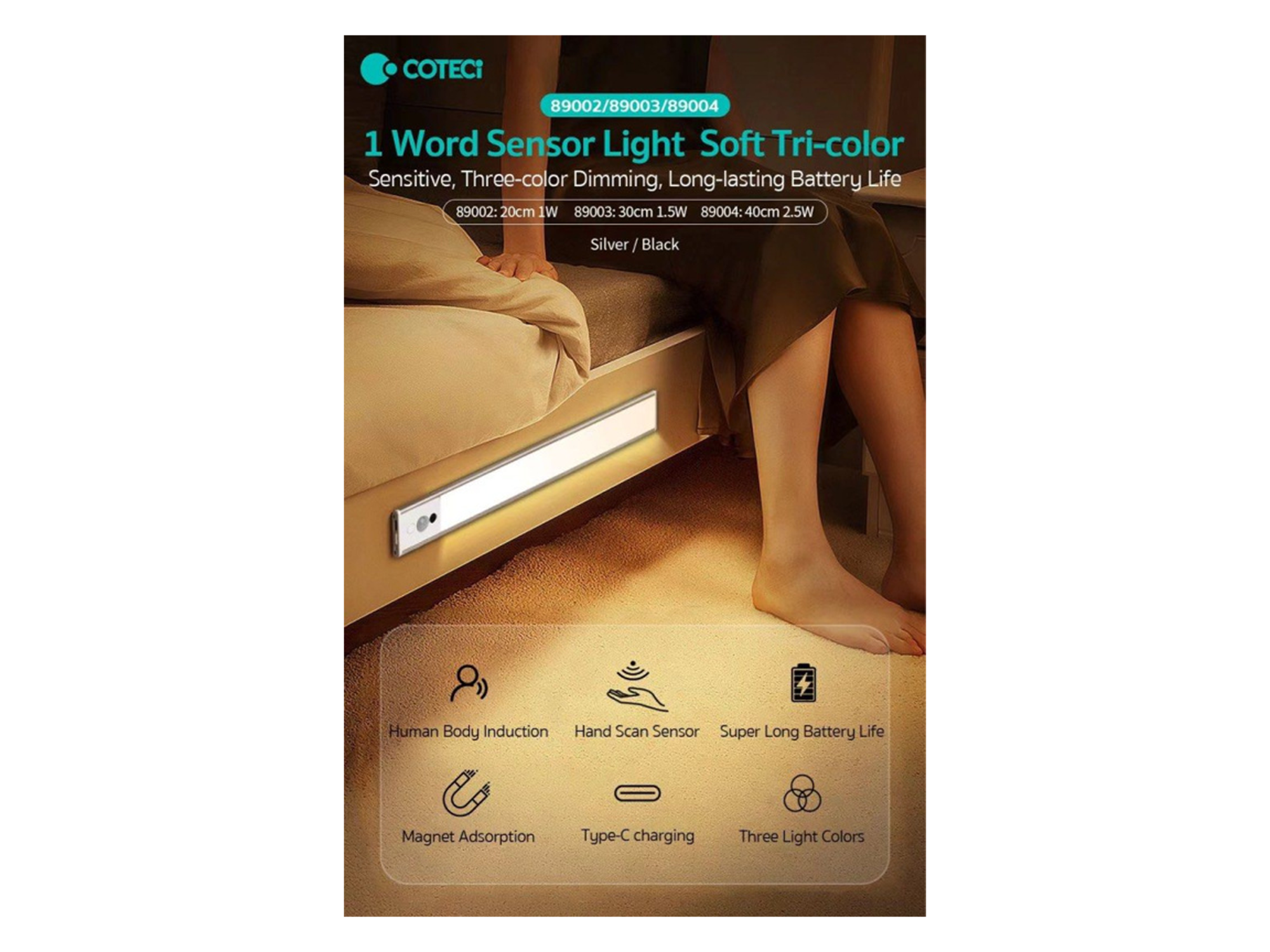 COTECi 1 Word Sensor Light Soft Tri-Color - Best Prices