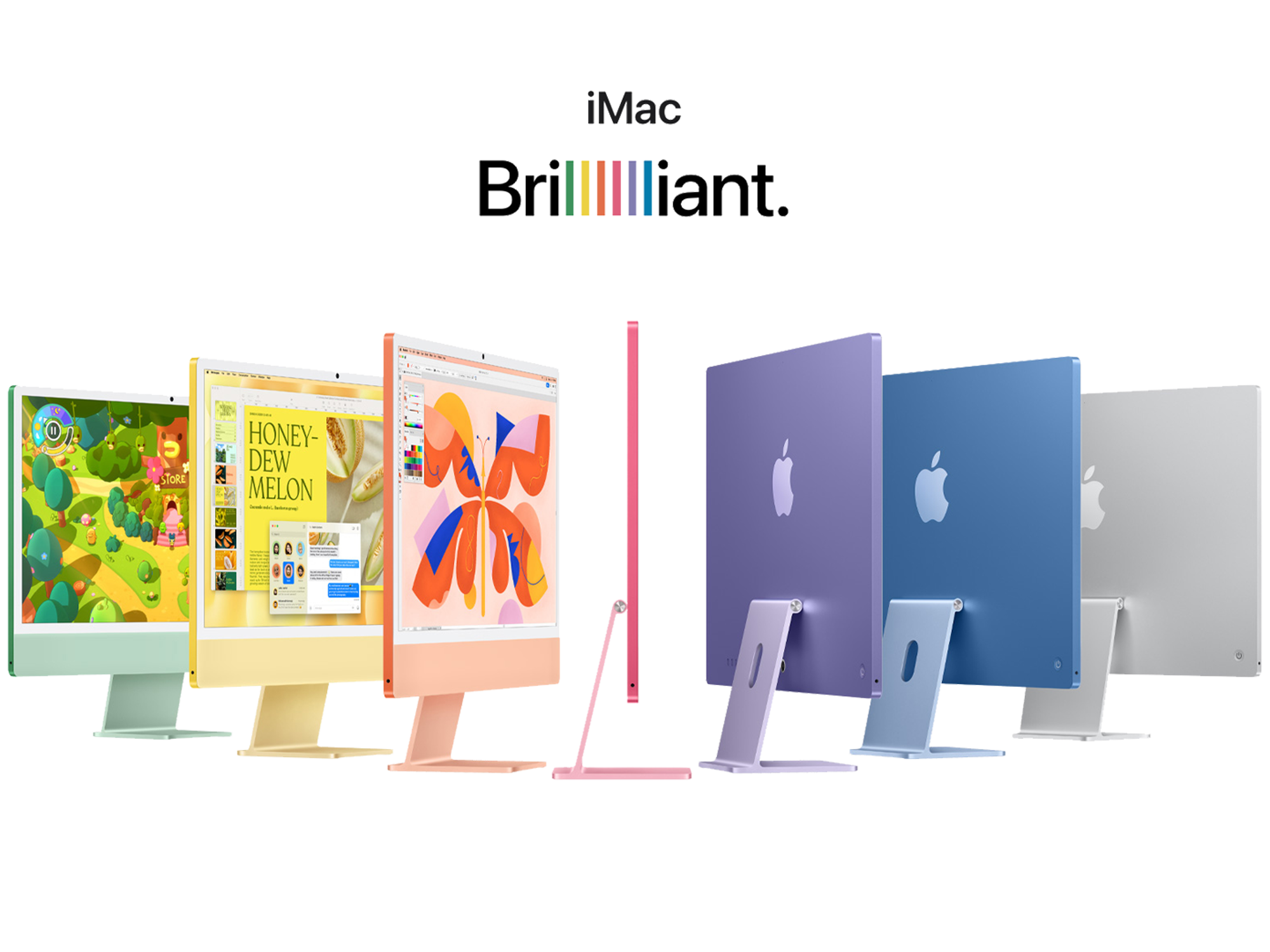 آي ماك مقاس 24" مع شاشة Retina 4.5K قياسية وبطاقة M4 - أفضل سعر
