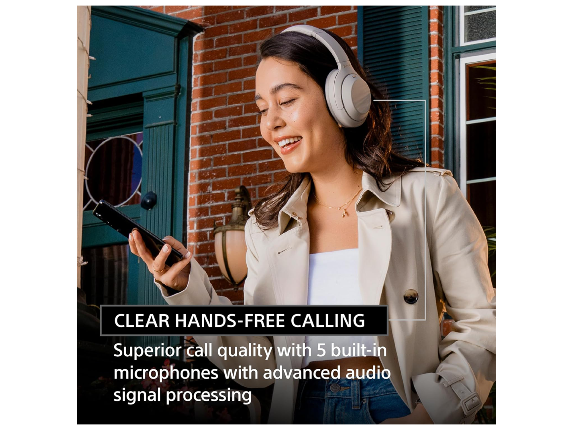 Sony WH-1000XM4/B Wireless Noise Canceling Headphones with Case - Best Prices