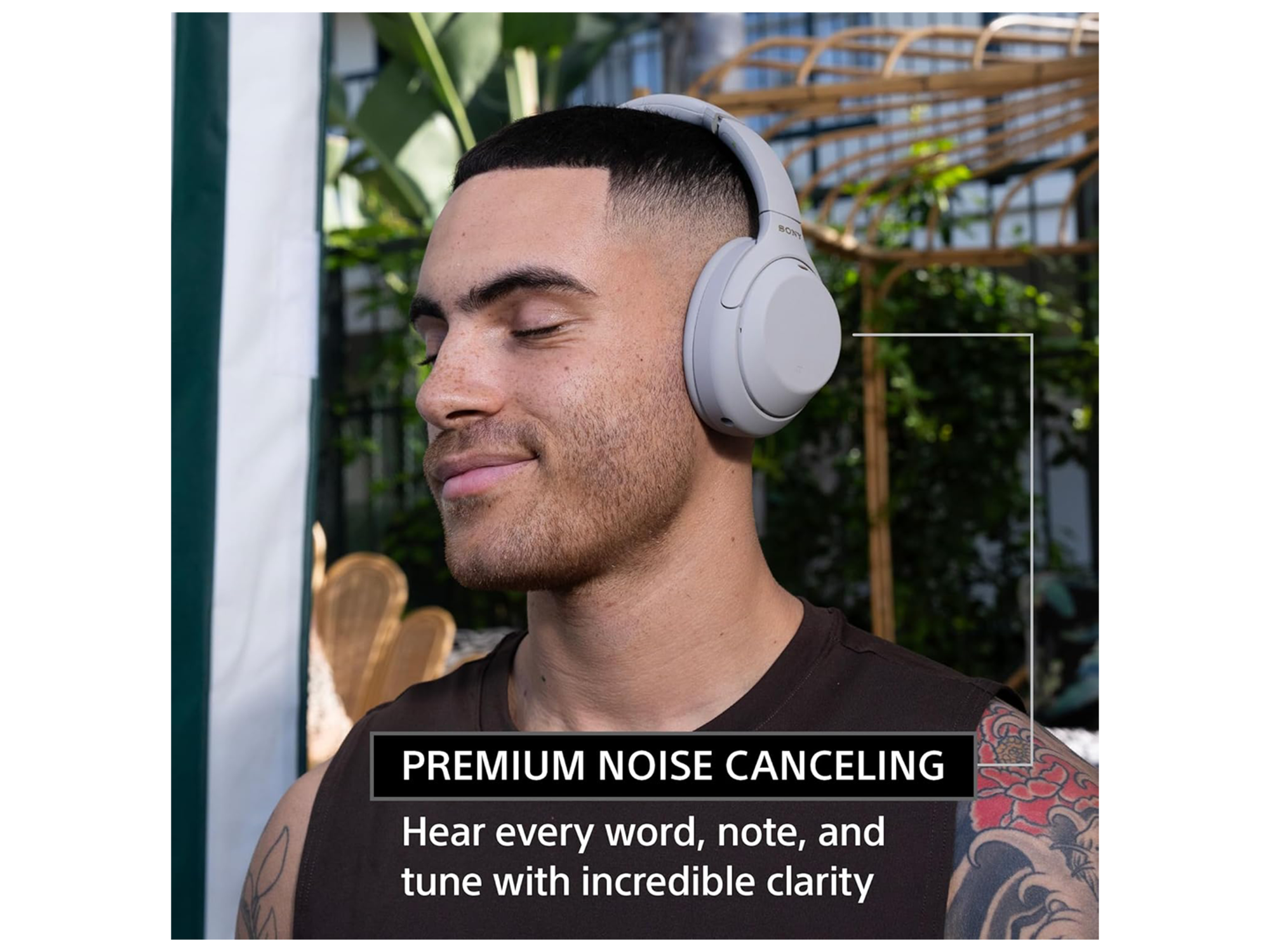 Sony WH-1000XM4/B Wireless Noise Canceling Headphones with Case - Best Prices