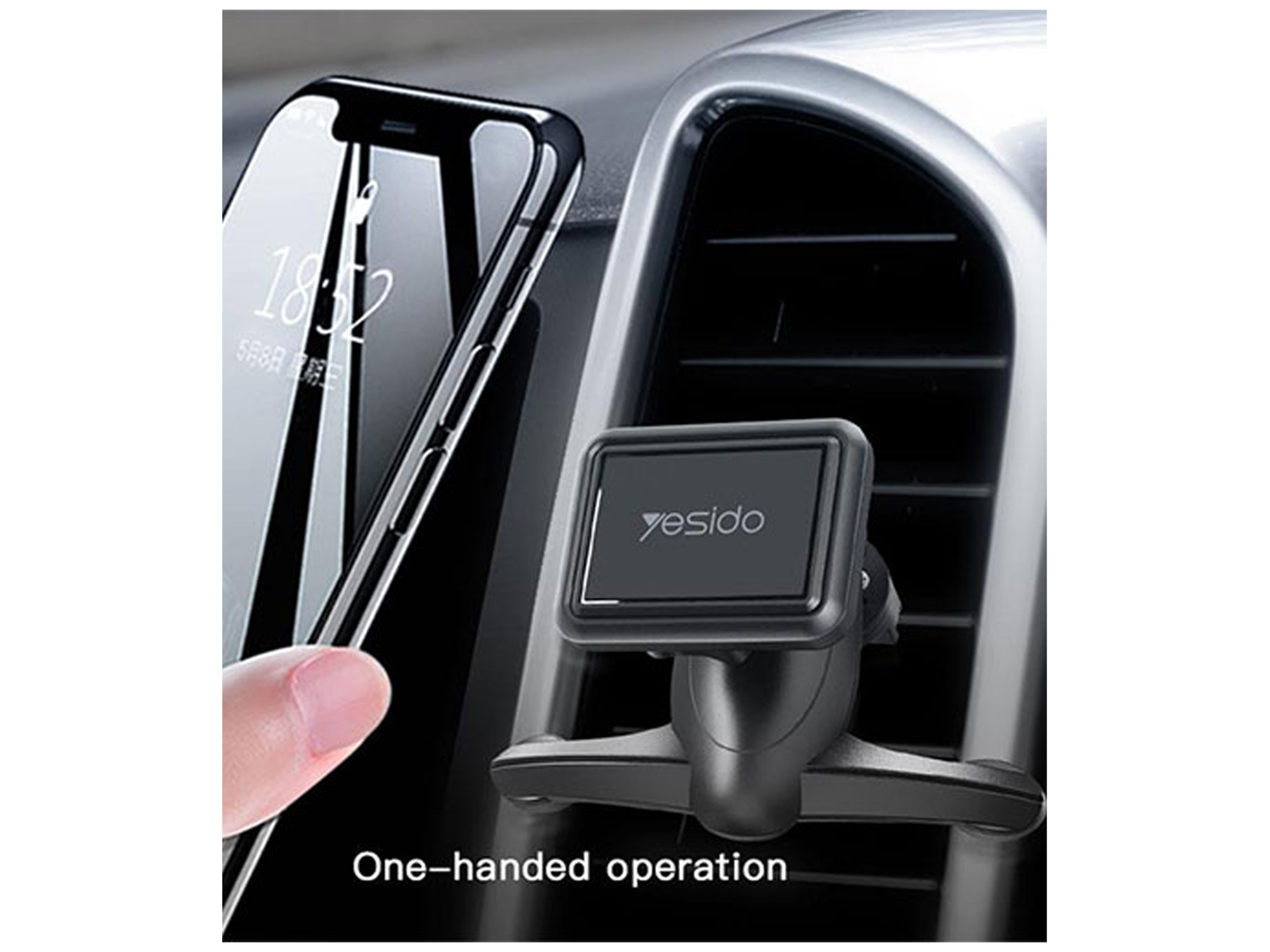 YESIDO C95 Magnetic Air Outlet Barb Bracket Universal Car Mount - Best Prices