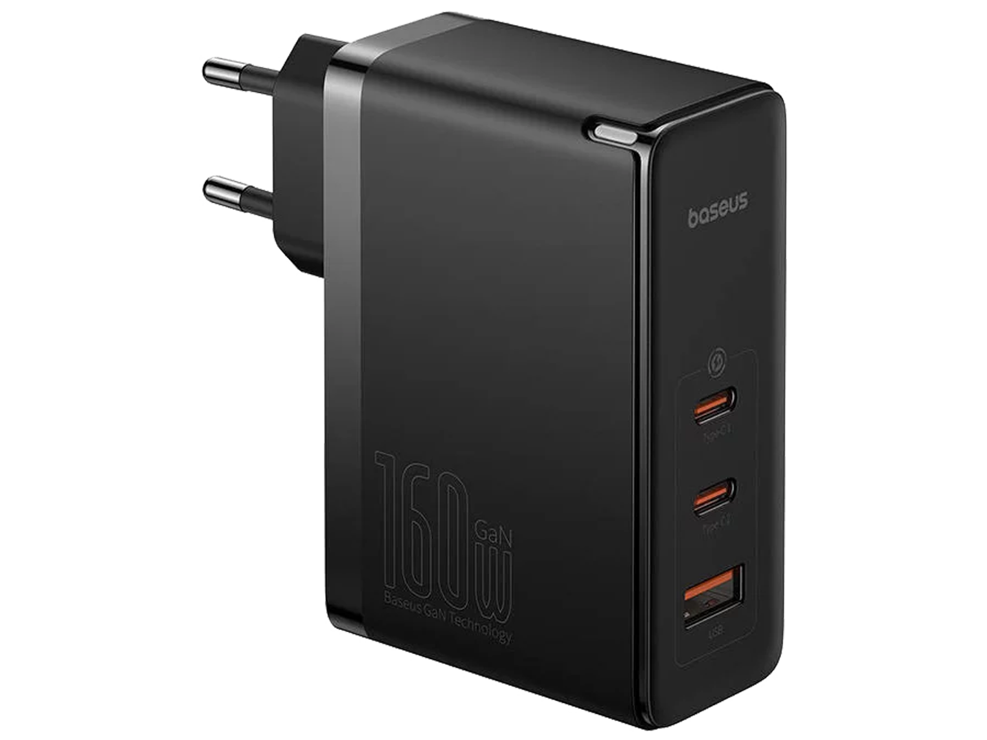 OS-Baseus GaN5 Pro Digital Fast Charger 160W With Superior Series Fast Charging Data Cable Type-C to Type-C 240W - Best Prices