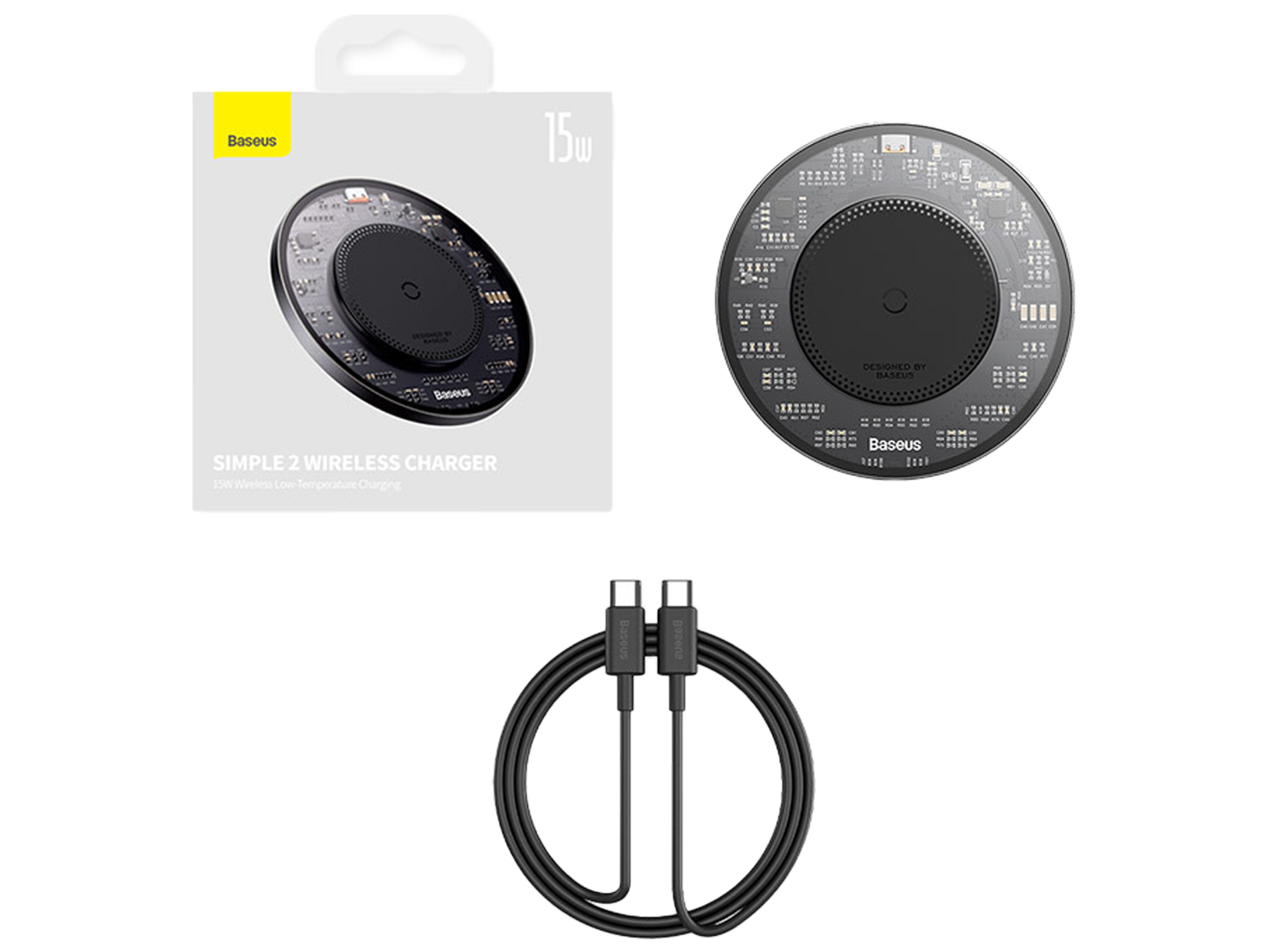 Baseus Simple 2 Wireless Charger 15W - Best Prices