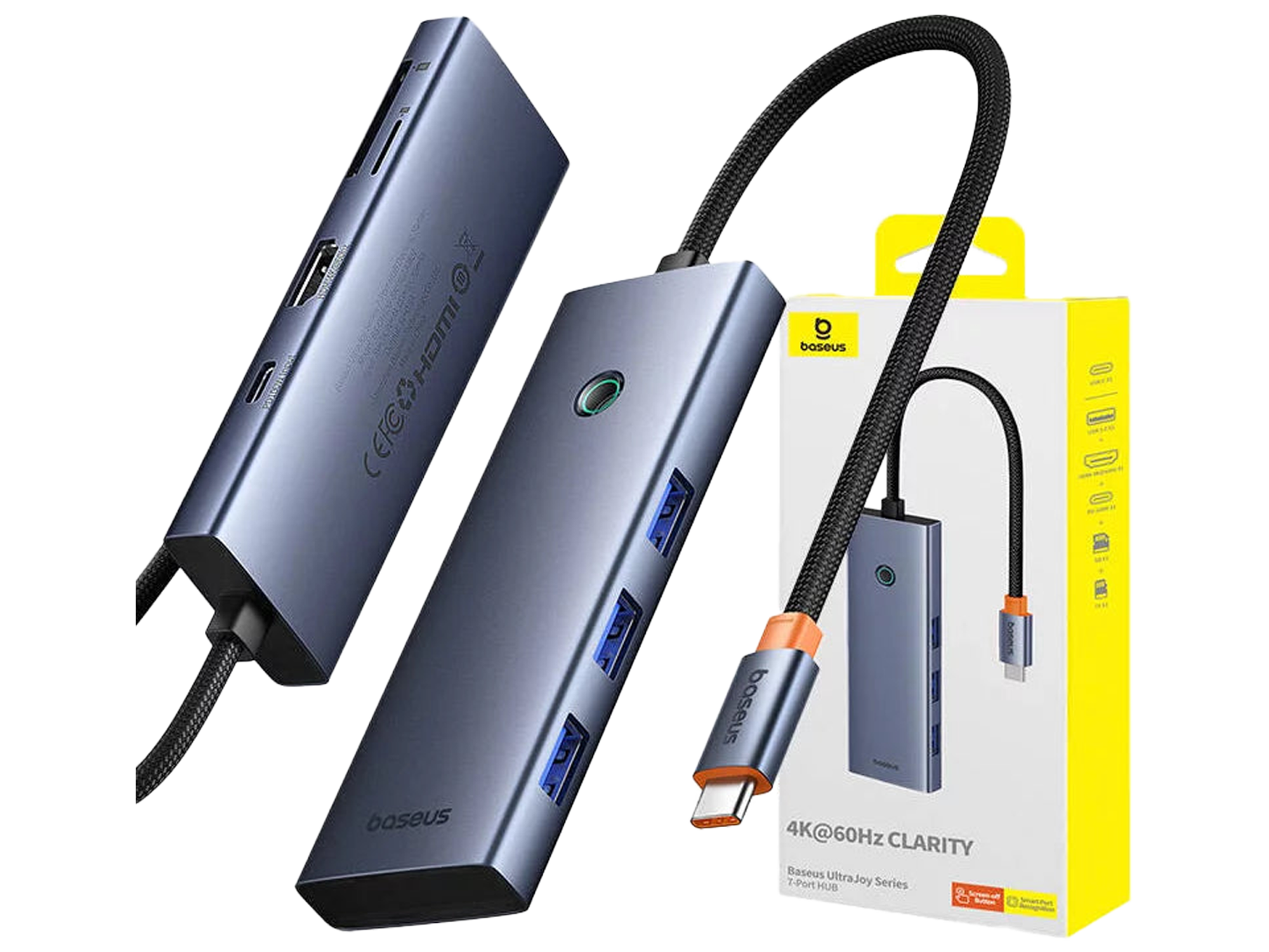 بيسوس UltraJoy Series موزع مكون من 7 منافذ - أفضل سعر