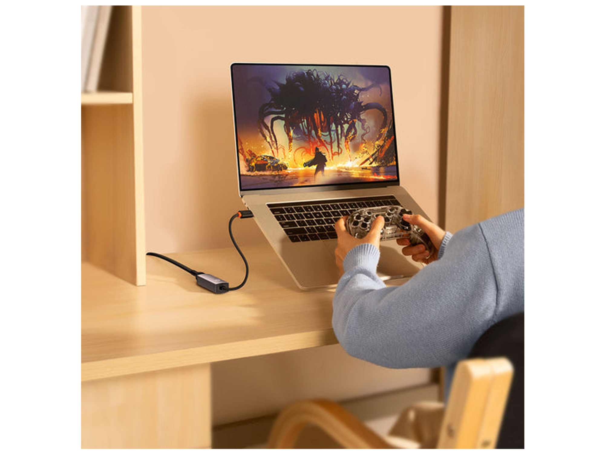 بيسوس Lite Series محول إيثرنت تايب سي إلى منفذ RJ45 LAN (1000 ميجابت في الثانية) - أفضل سعر